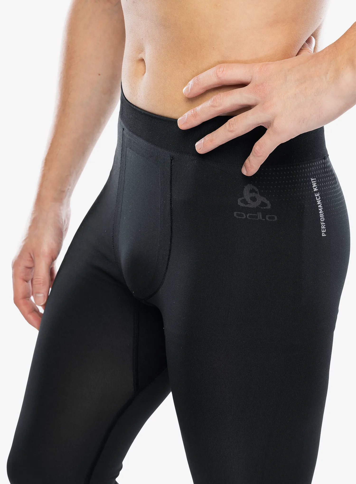 Termolegíny Odlo Performance Light Eco BL Bottom Long - black