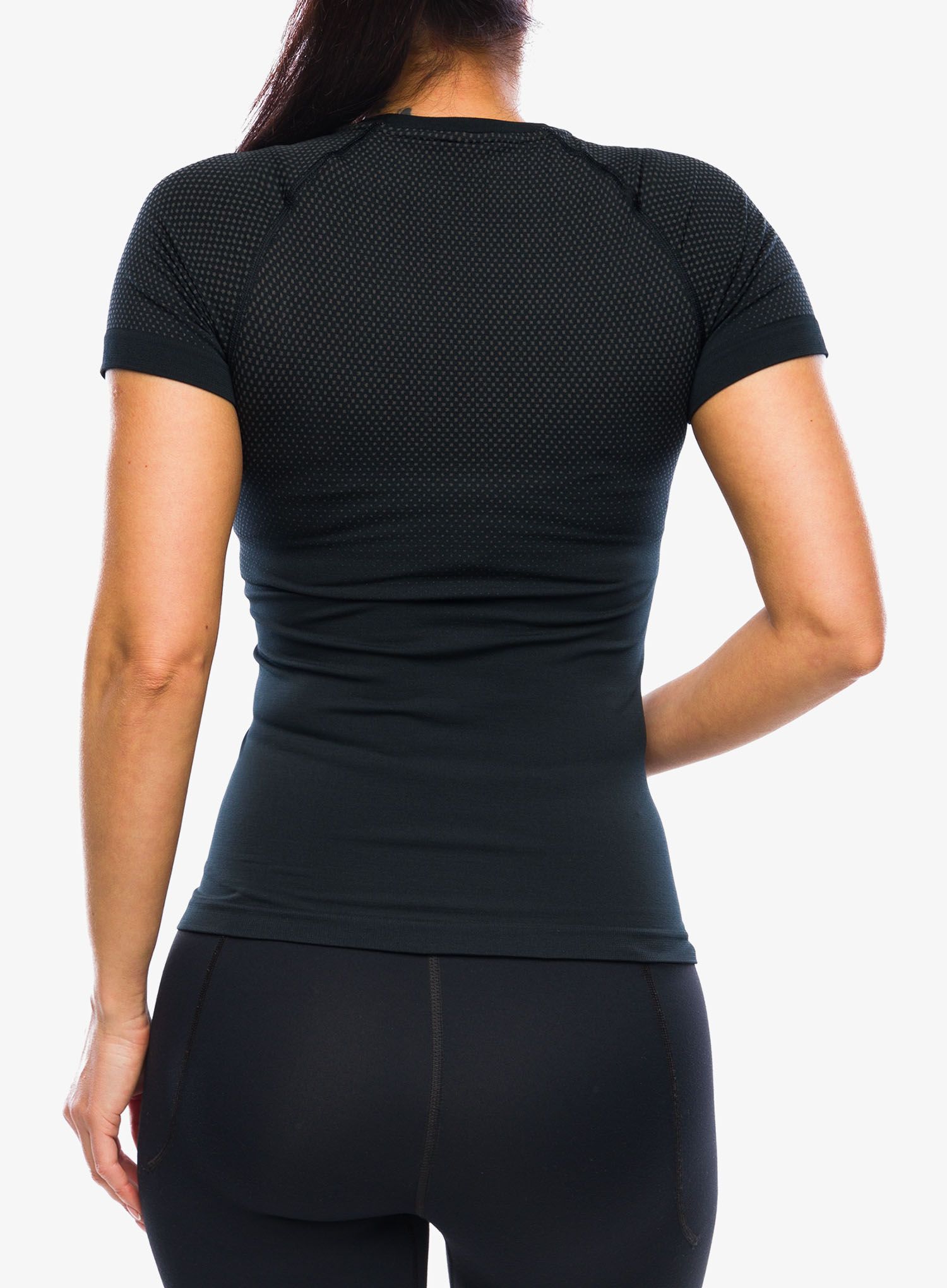 Termo triko dámské Odlo Performance Light Eco BL Top Crew Neck SS - black