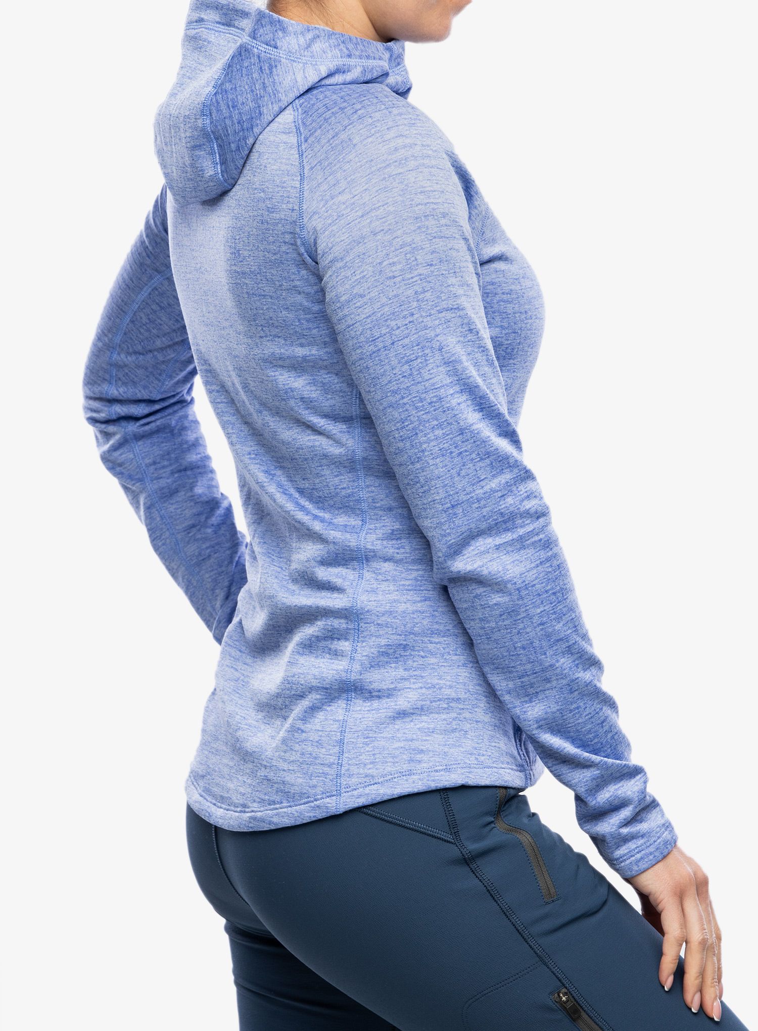 Dámská mikina Odlo Tencia Mid Layer Hoody Full Zip - persian jewel melange