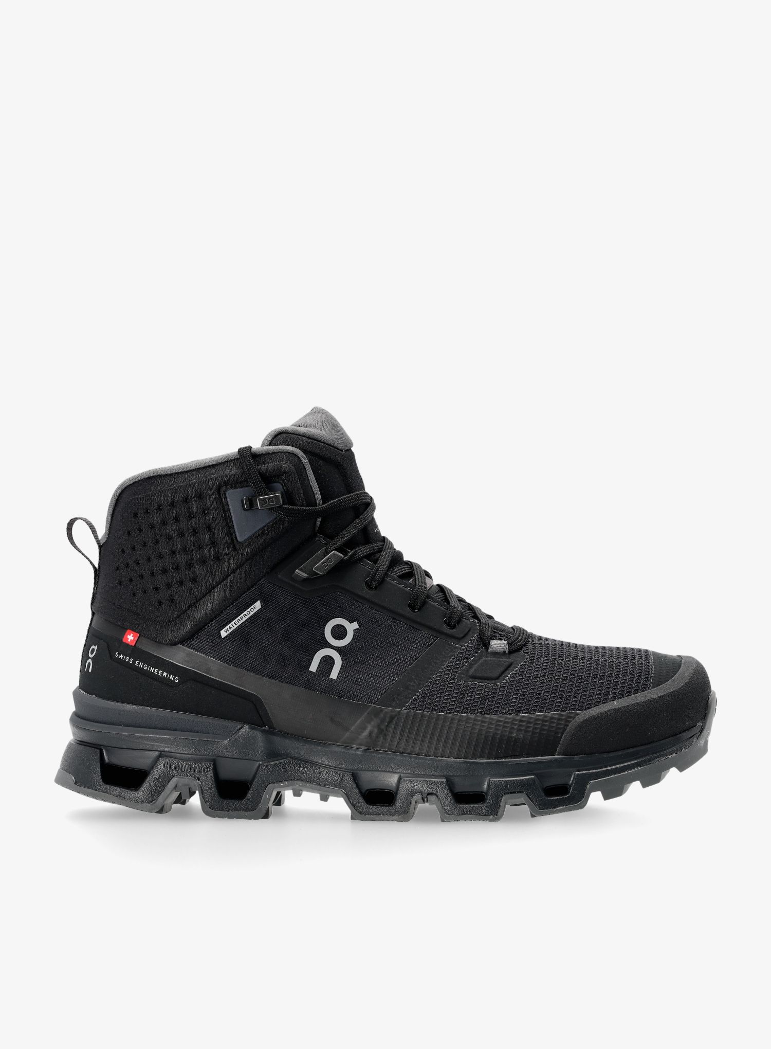 Turistické boty On Cloudrock 2 Waterproof - black/eclipse