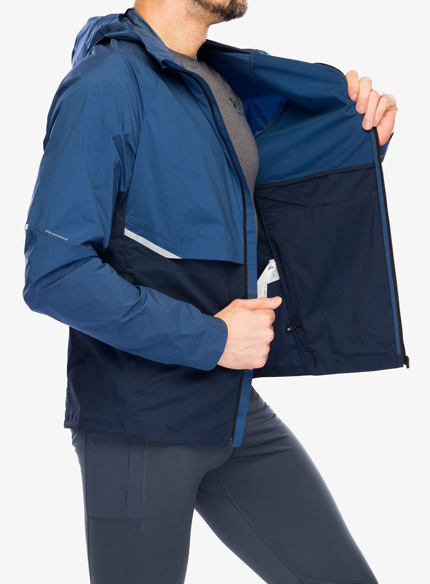 Bunda na běhání On Core Jacket - denim/navy