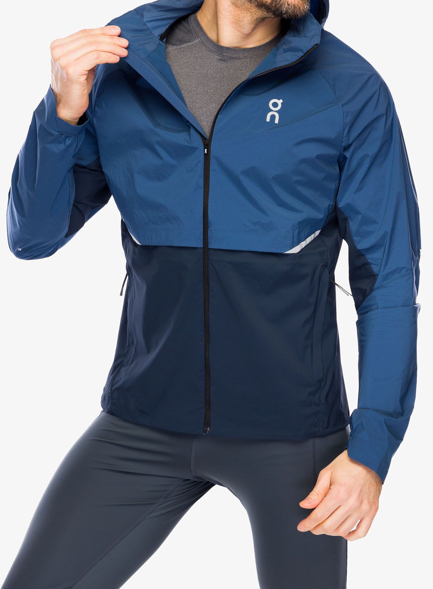 Bunda na běhání On Core Jacket - denim/navy