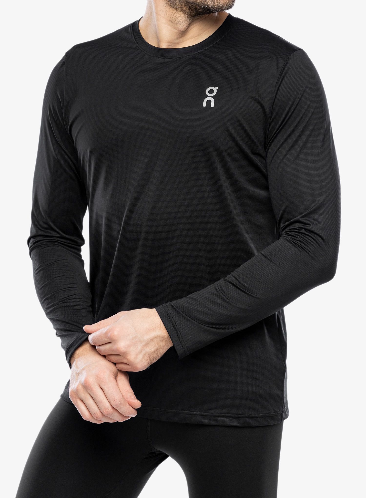 Mikina na běh On Core Long-T - black