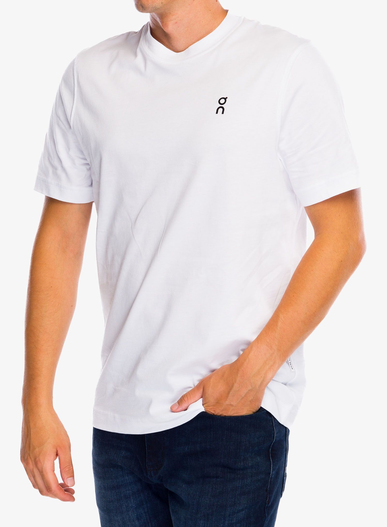 Bavlněné tričko On Graphic-T - white