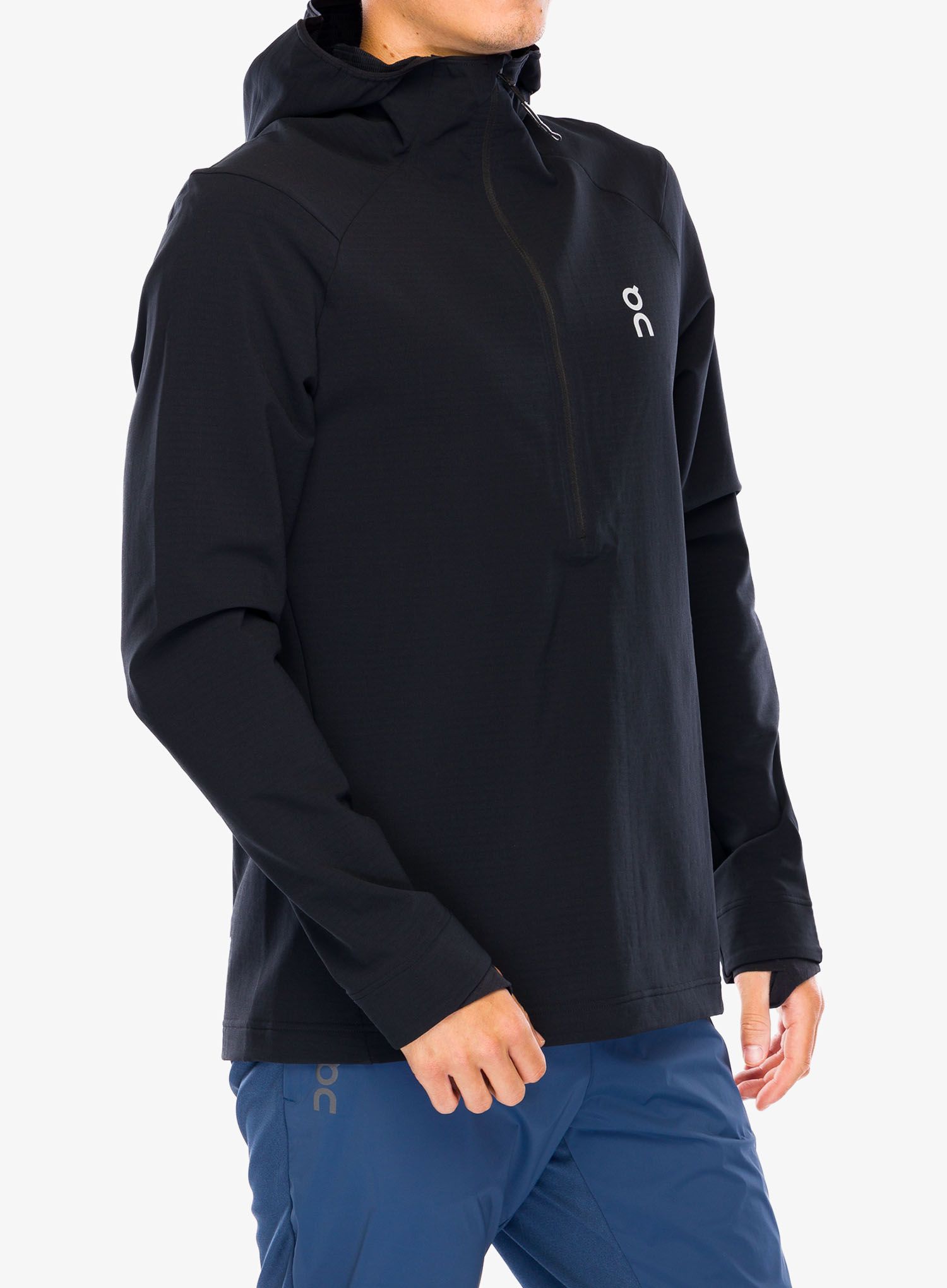 Mikina na běh On Pace Hoodie - black