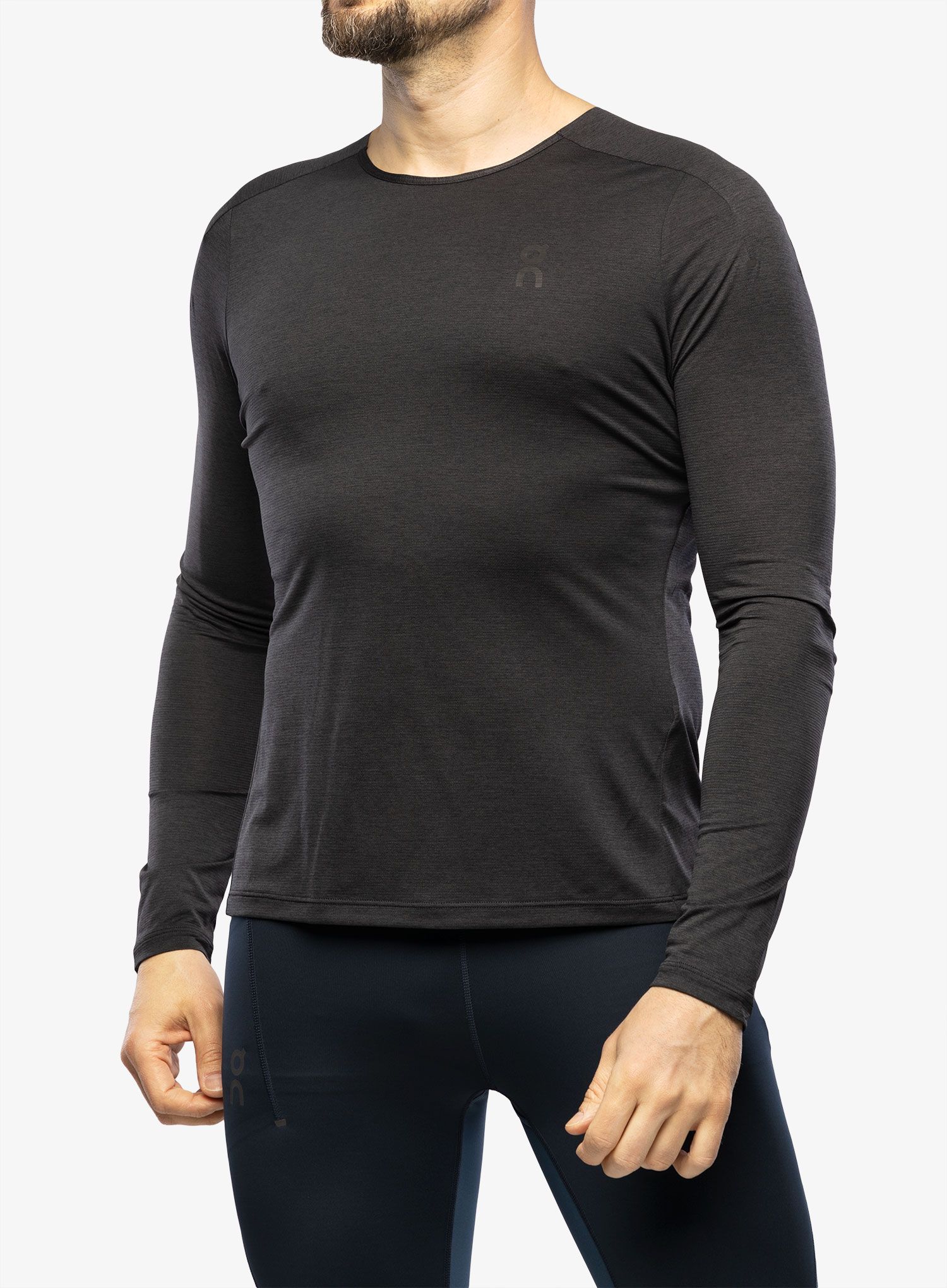 Mikina na běh On Performance Long-T - black