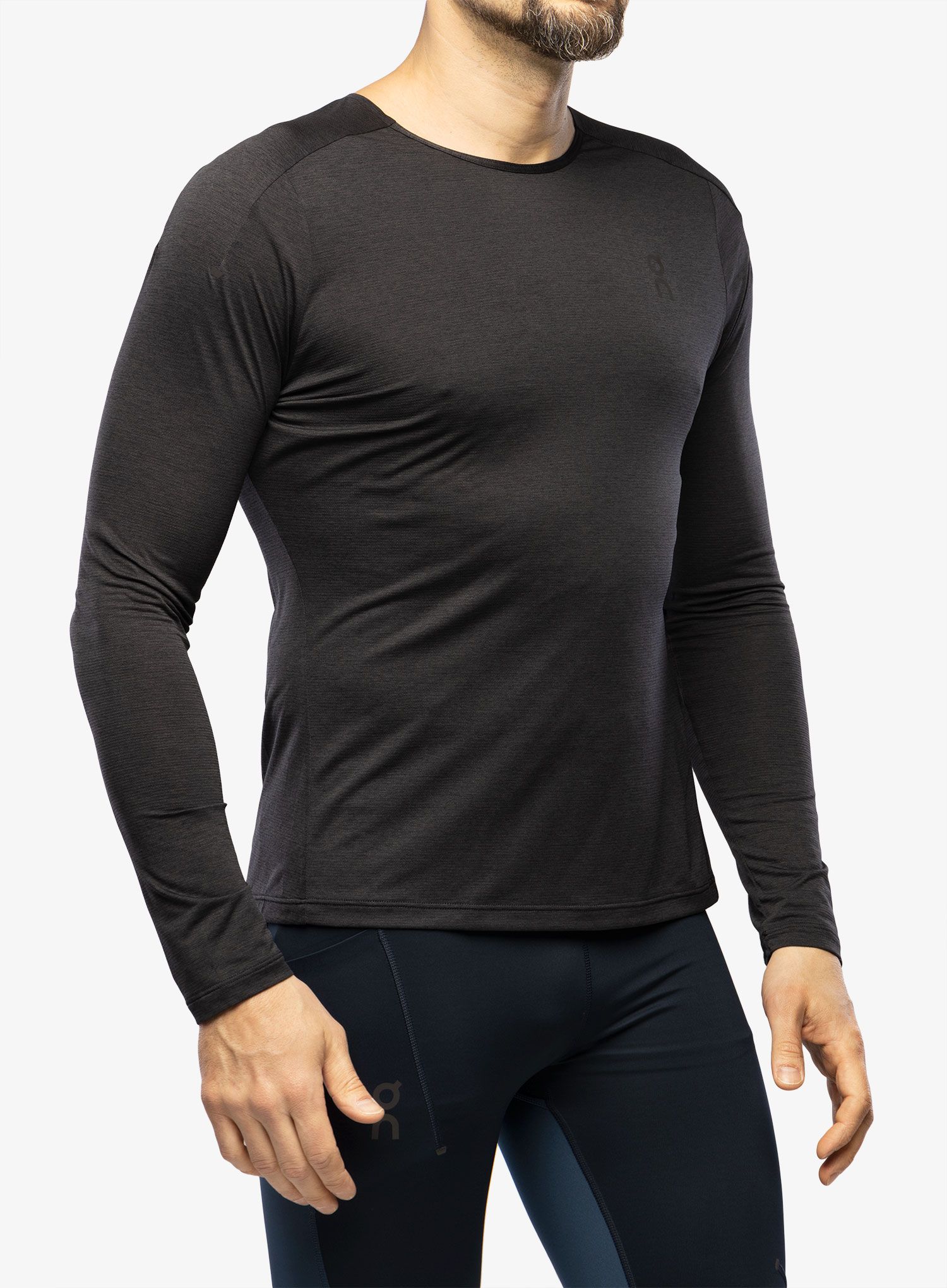 Mikina na běh On Performance Long-T - black