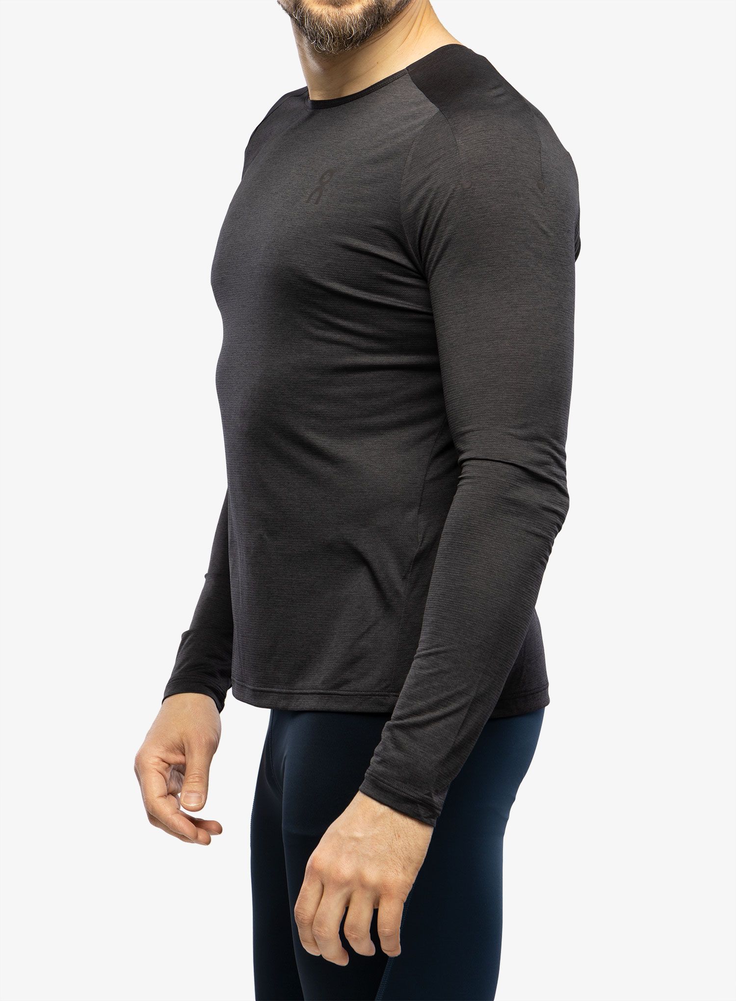 Mikina na běh On Performance Long-T - black