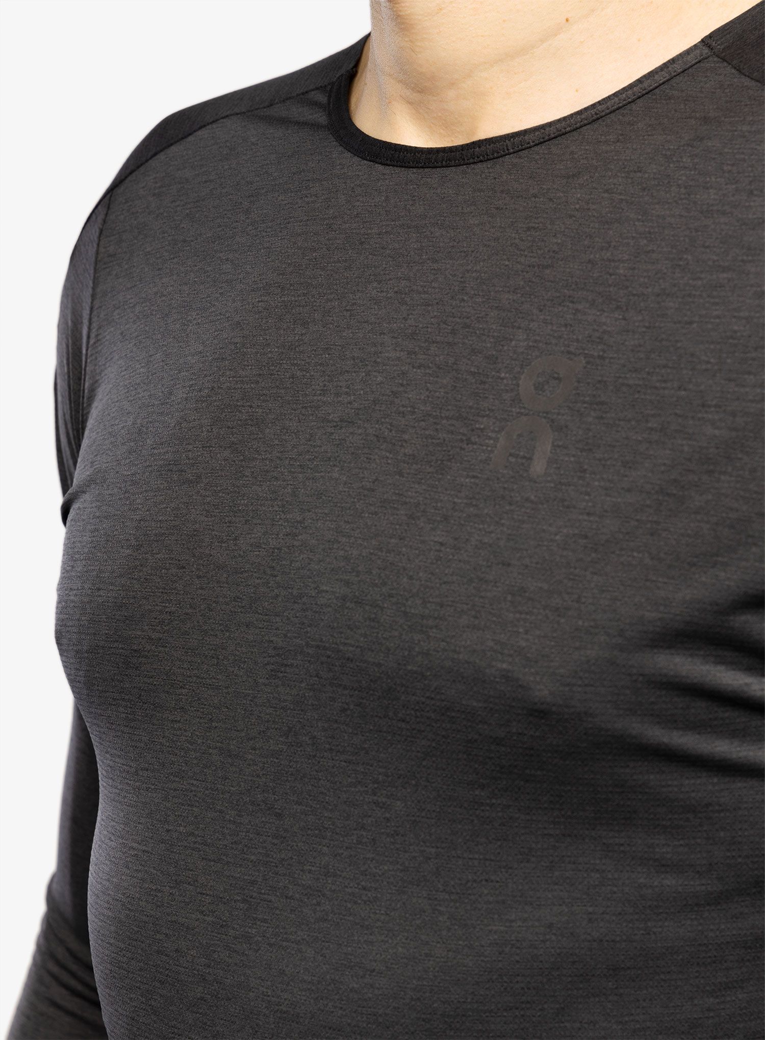 Mikina na běh On Performance Long-T - black