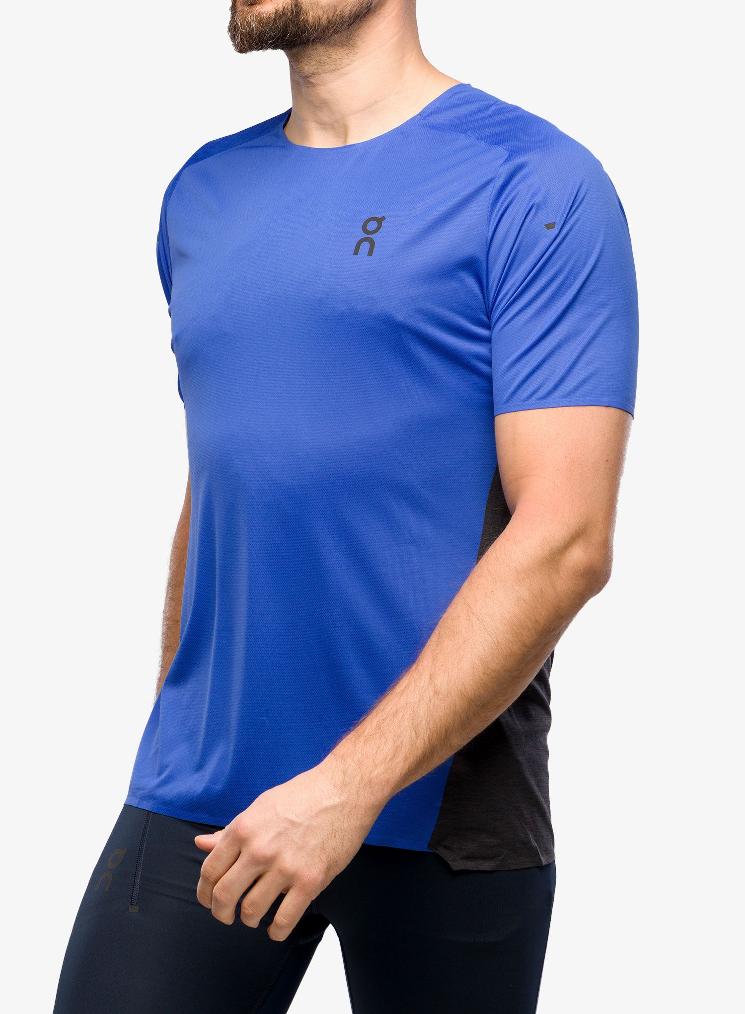 Rychleschnoucí triko On Performance T - cobalt/black