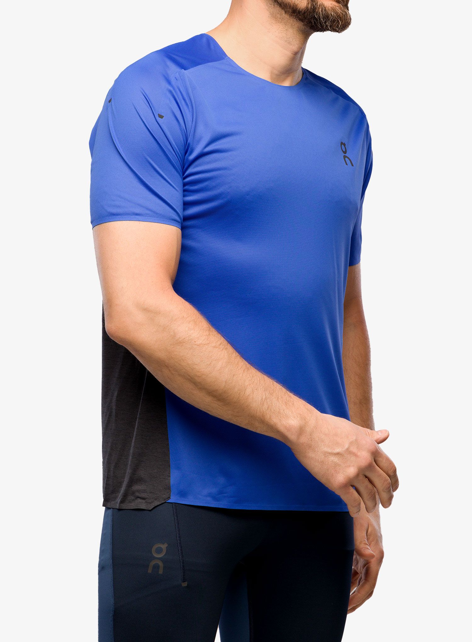 Rychleschnoucí triko On Performance T - cobalt/black