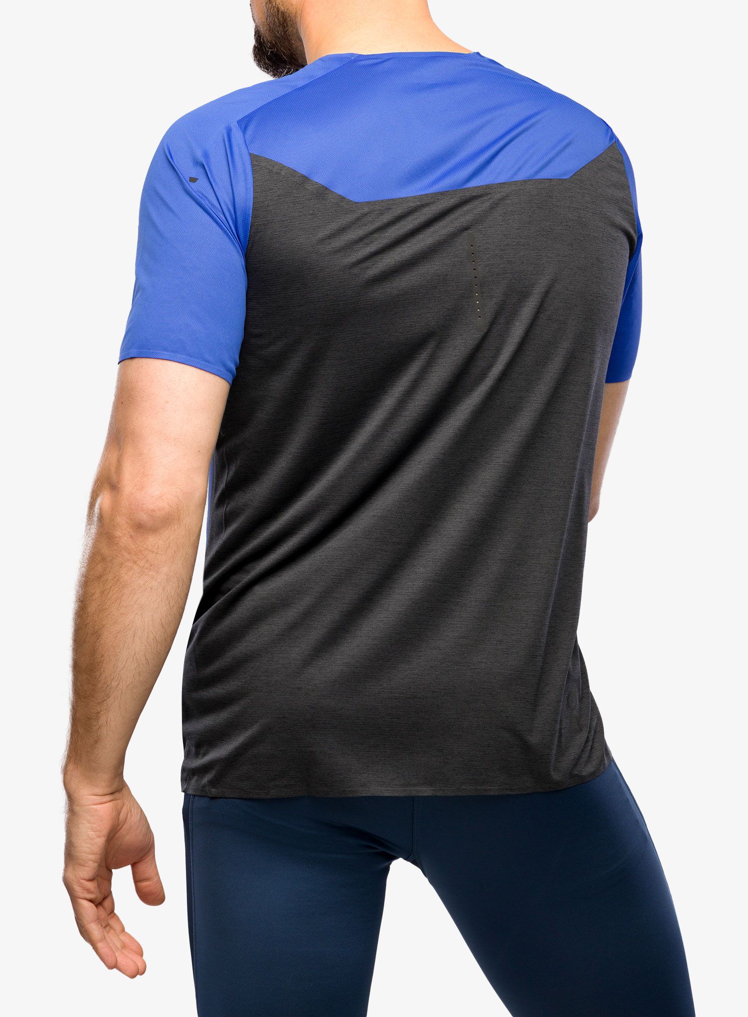 Rychleschnoucí triko On Performance T - cobalt/black
