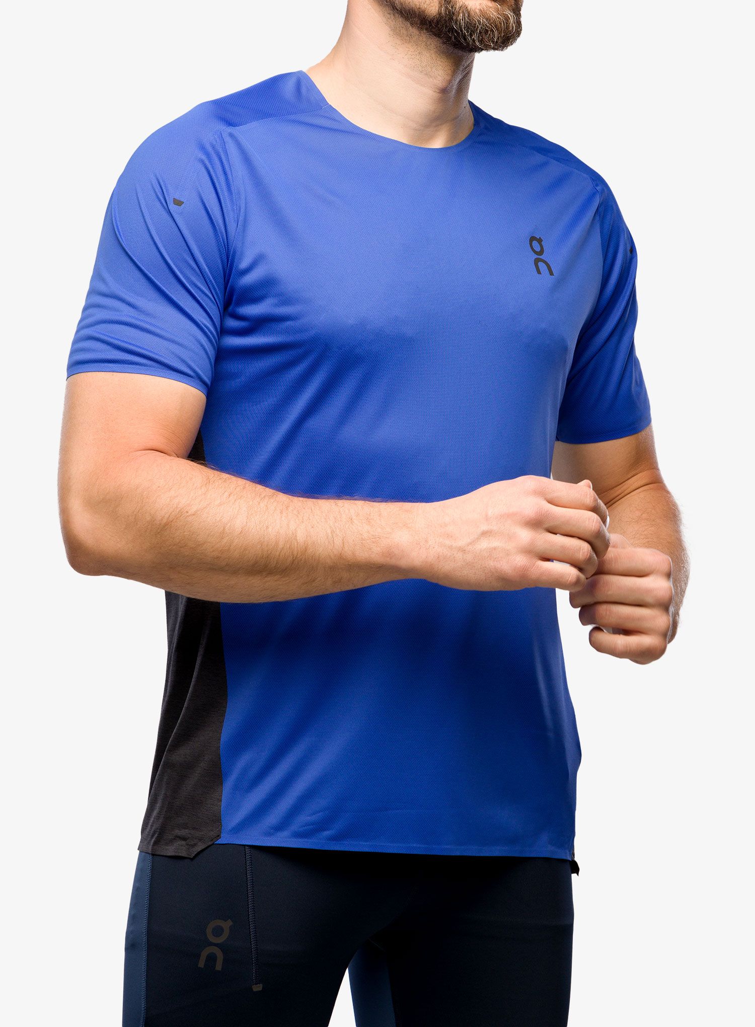 Rychleschnoucí triko On Performance T - cobalt/black