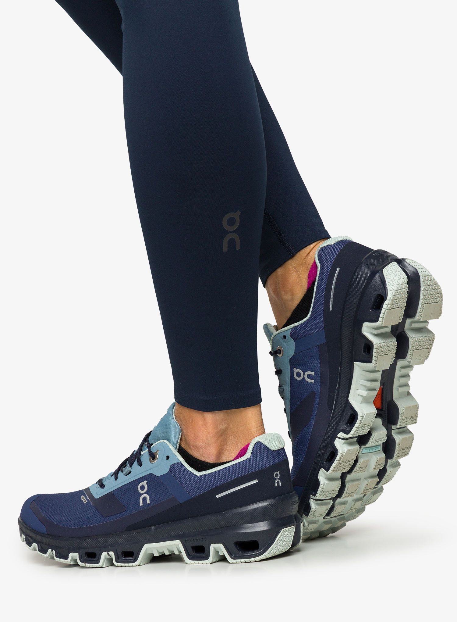 Dámské běžecké legíny  On Performance Tights - navy/cobalt