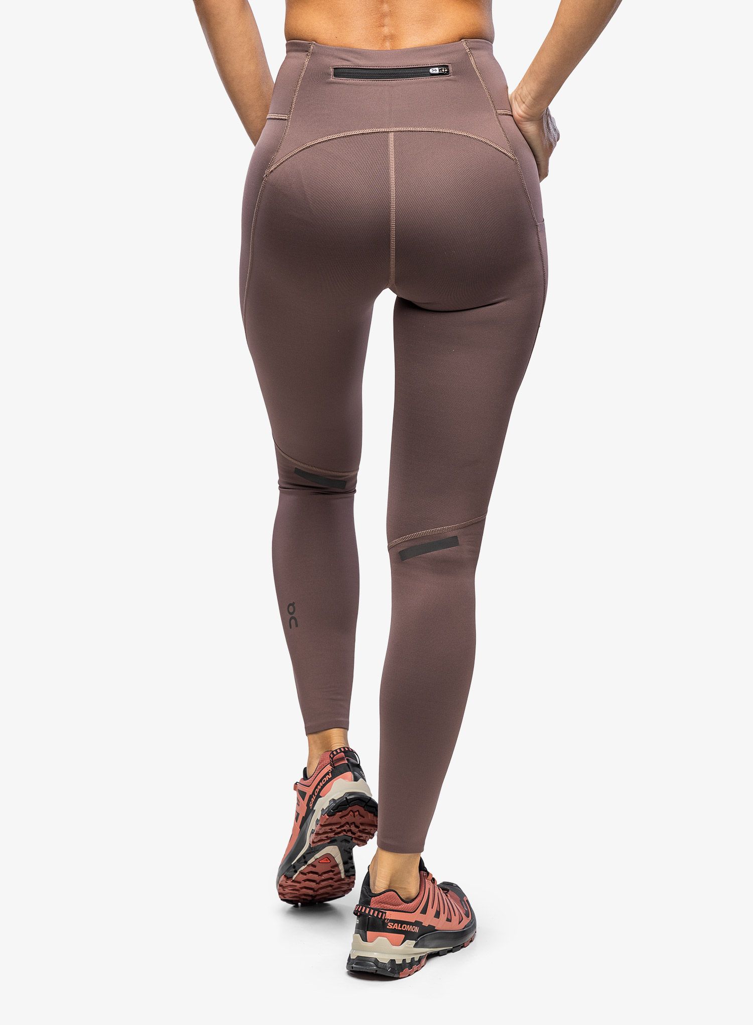Dámské běžecké legíny On Performance Winter Tights - grape