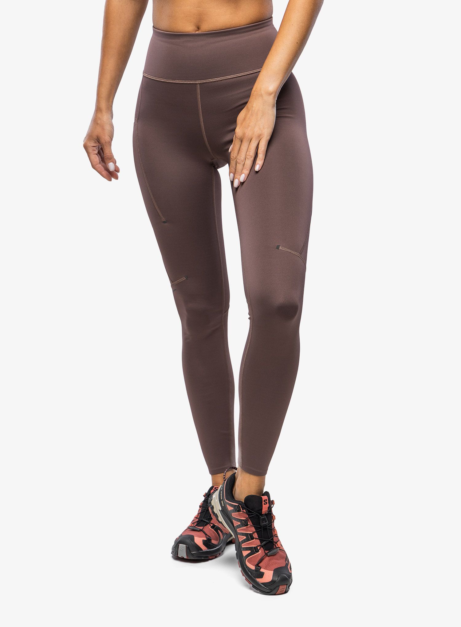 Dámské běžecké legíny On Performance Winter Tights - grape