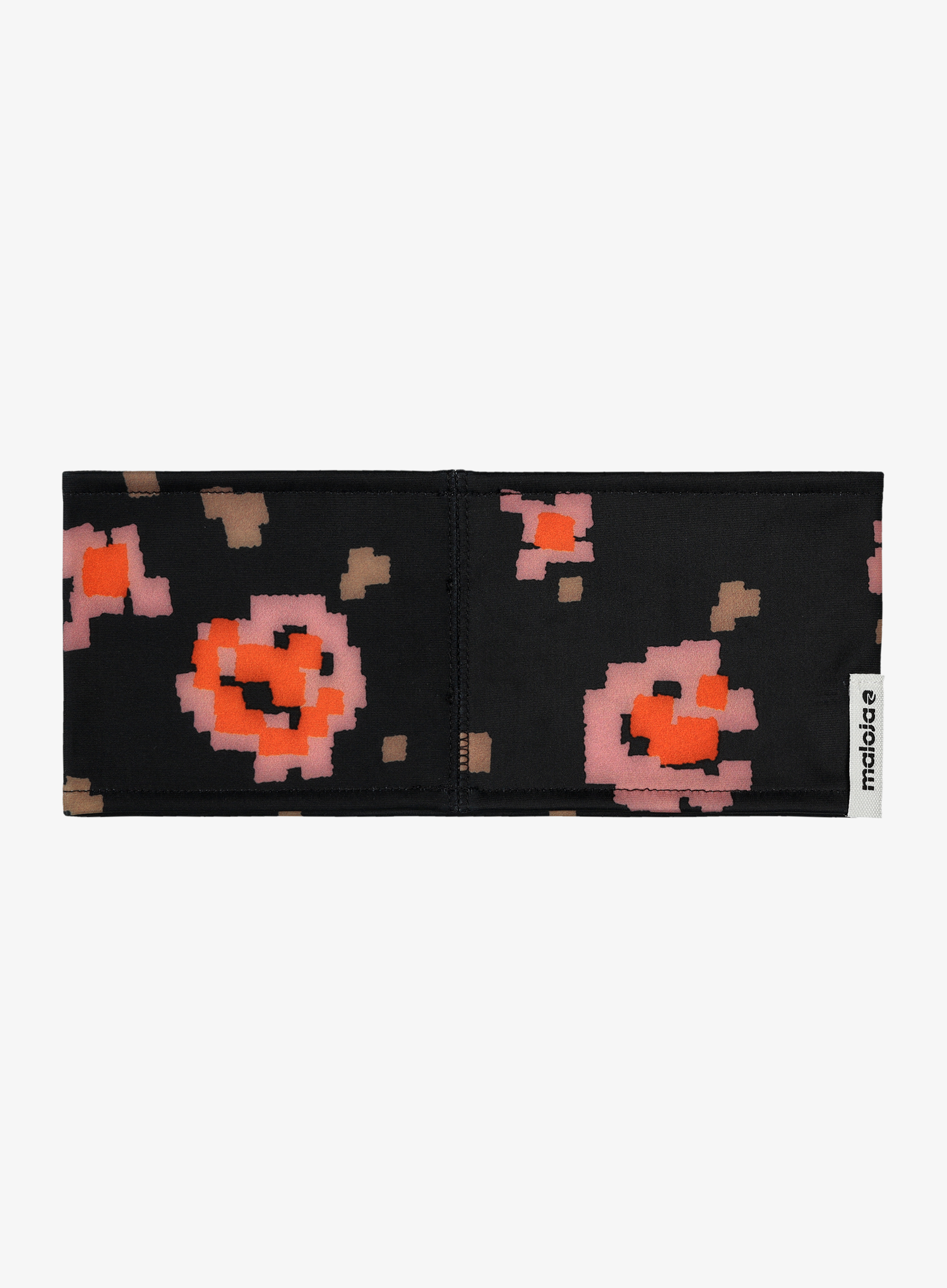 Dámská čelenka na běhání Maloja Schoberstein - deep black pixelrose