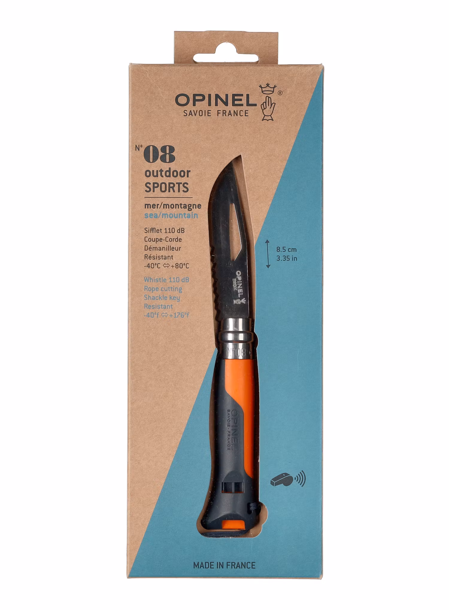 Skládací nůž Opinel Outdoor No.08 - orange