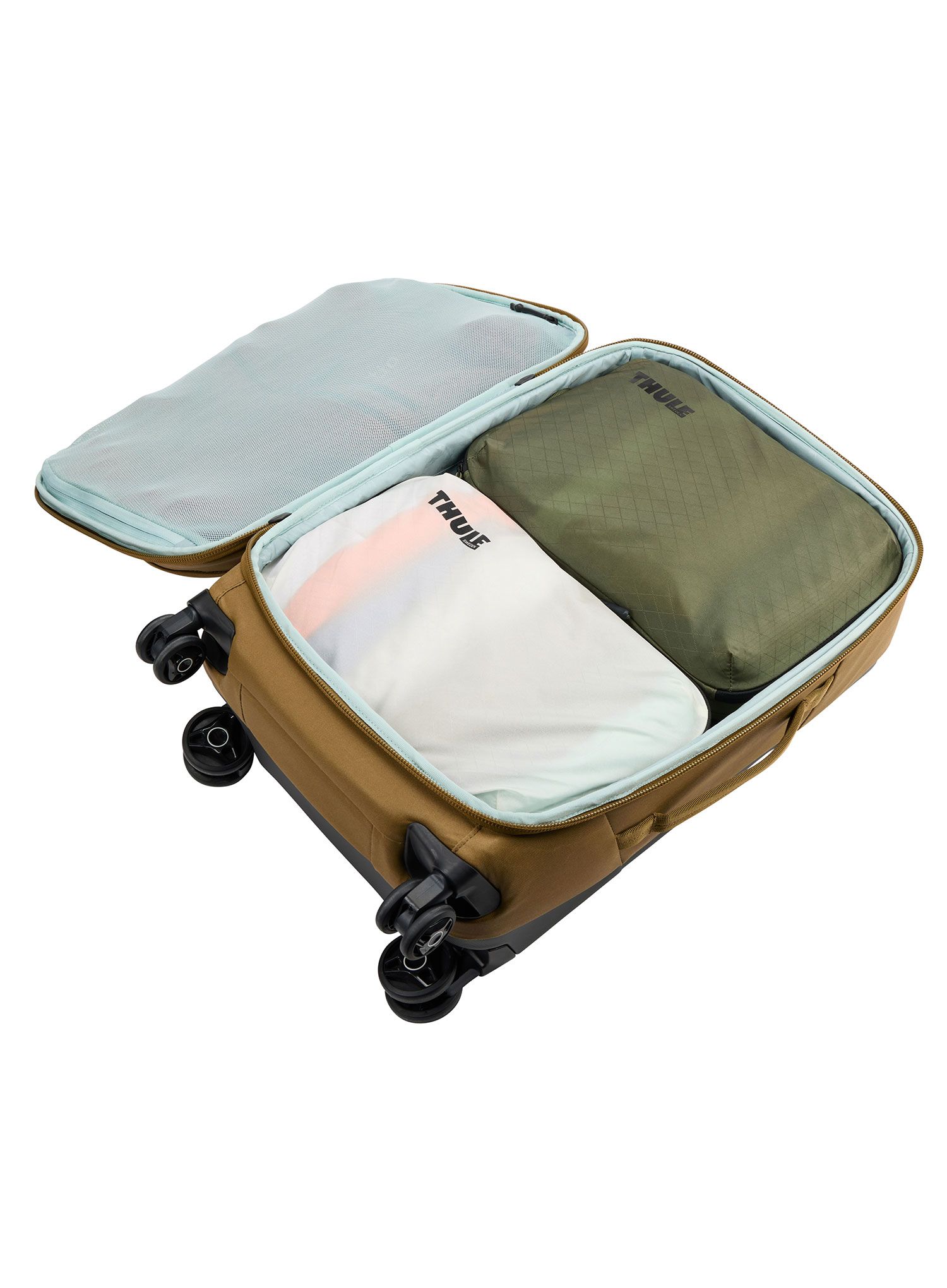 Cestovní organizér Thule Compression Packing Cube Medium - soft green