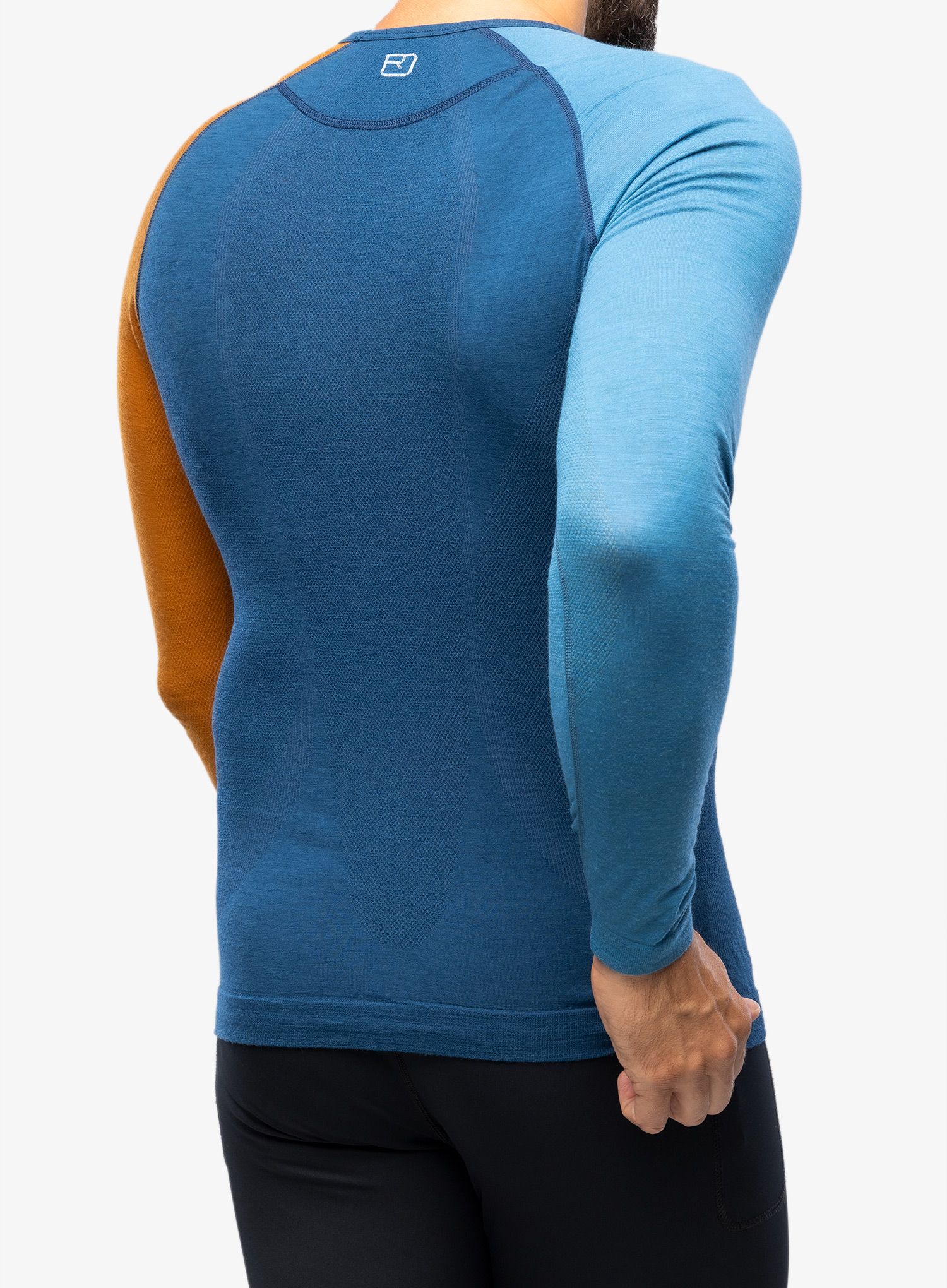 Funkční mikina pánská Ortovox 120 Comp Light Long Sleeve - petrol blue