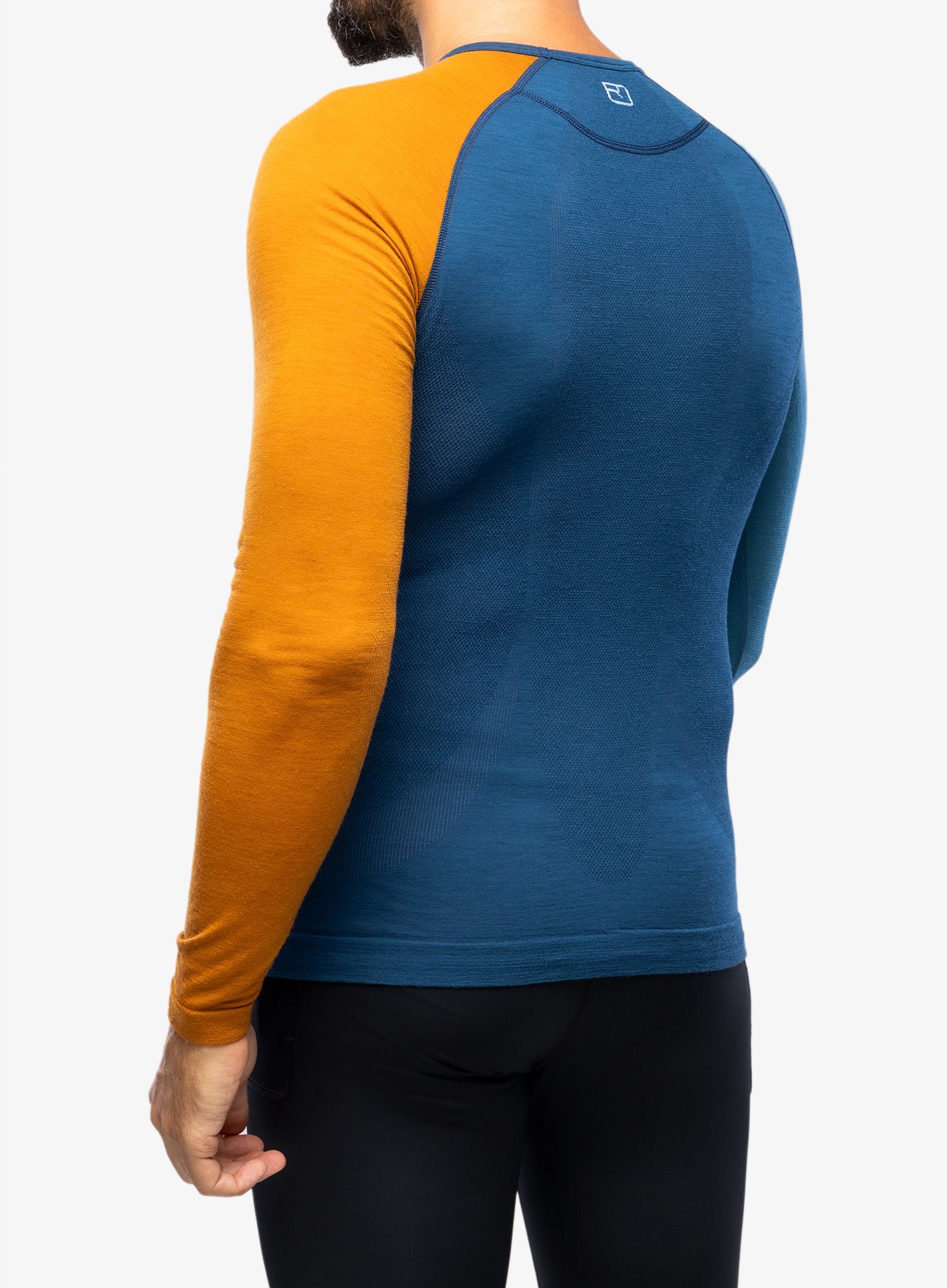 Funkční mikina pánská Ortovox 120 Comp Light Long Sleeve - petrol blue