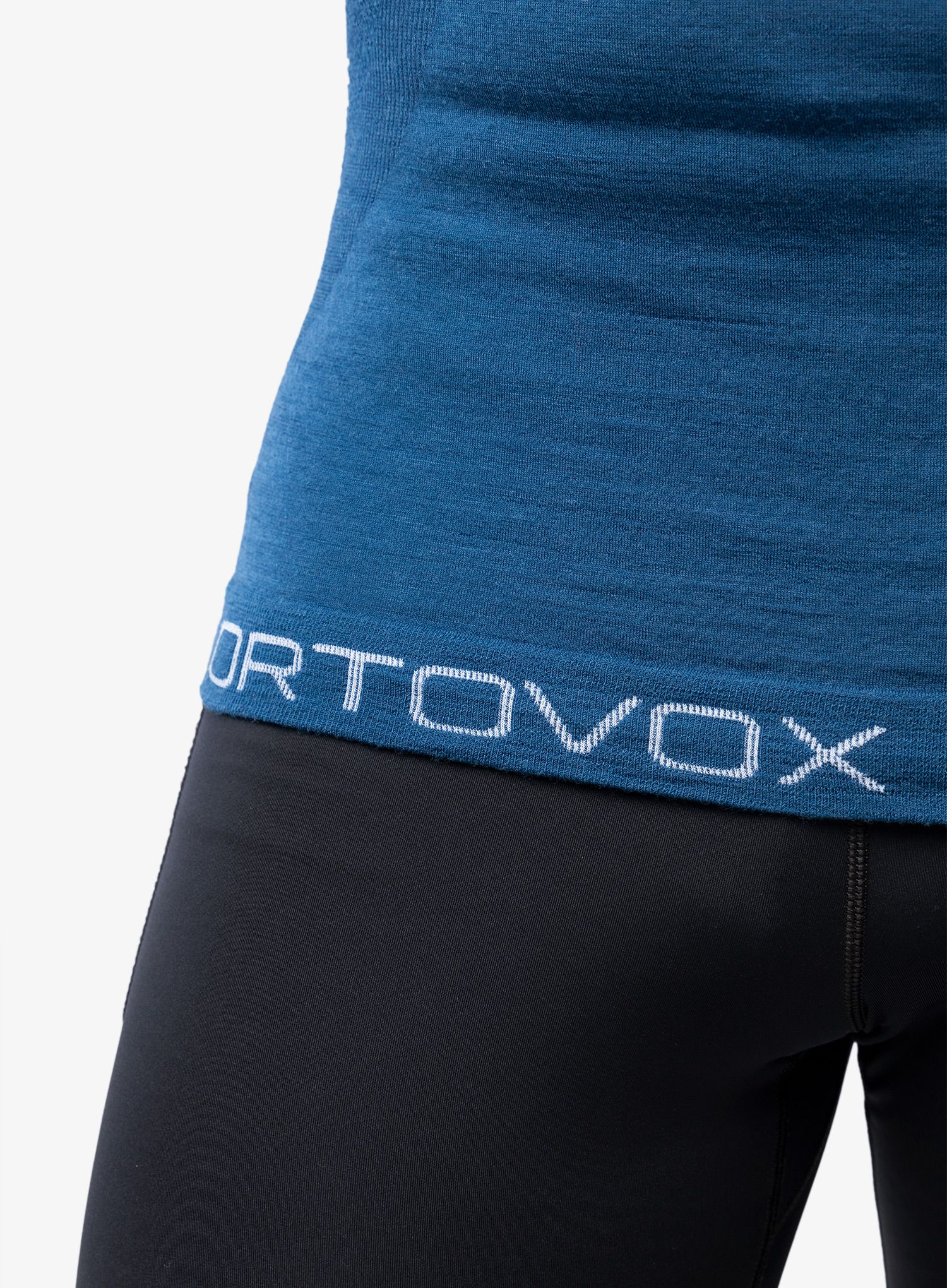 Funkční mikina pánská Ortovox 120 Comp Light Long Sleeve - petrol blue