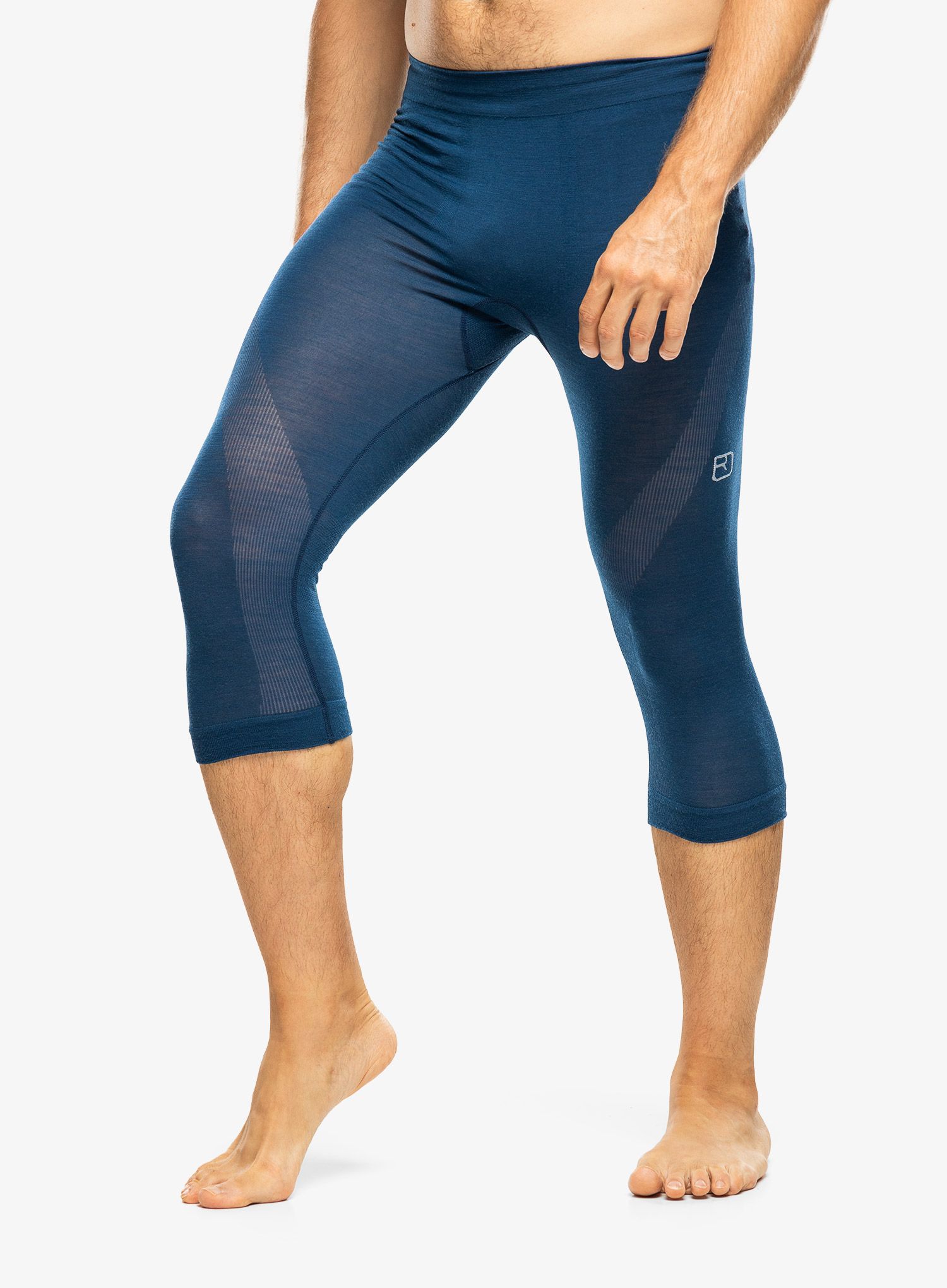 Termolegíny Ortovox 120 Comp Light Short Pants - petrol blue