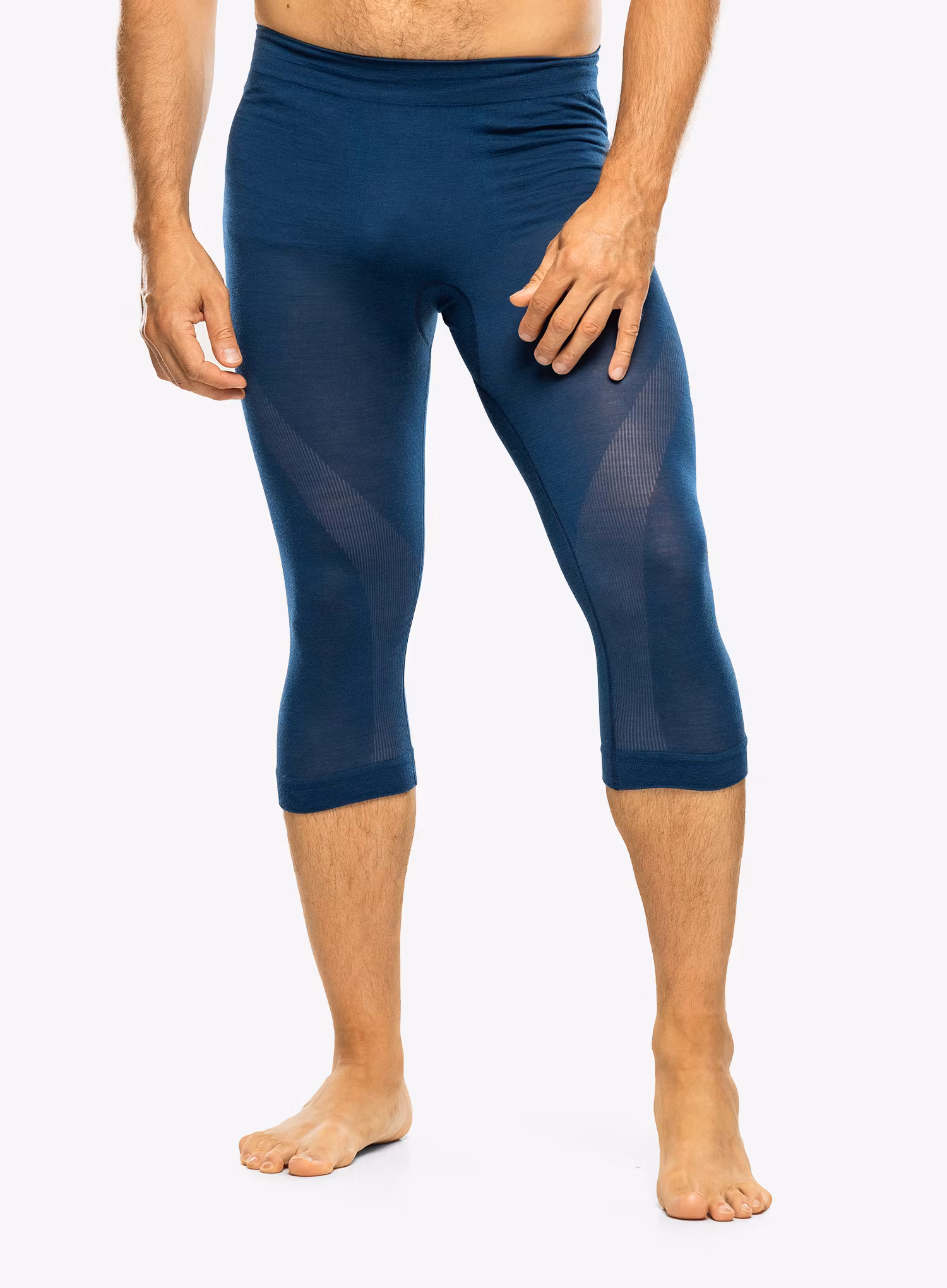 Termolegíny Ortovox 120 Comp Light Short Pants - petrol blue