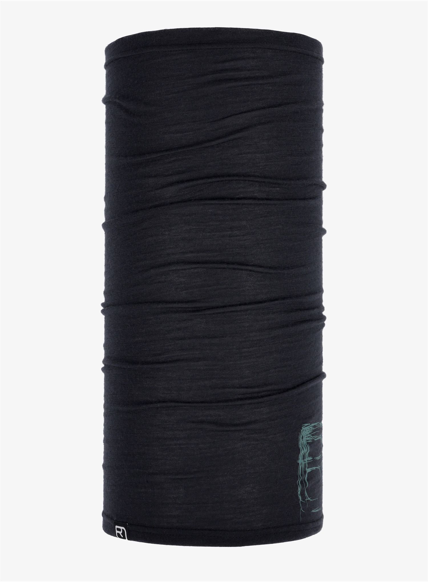 Nákrčník Ortovox 120 Tec Logo Neckwarmer - black raven