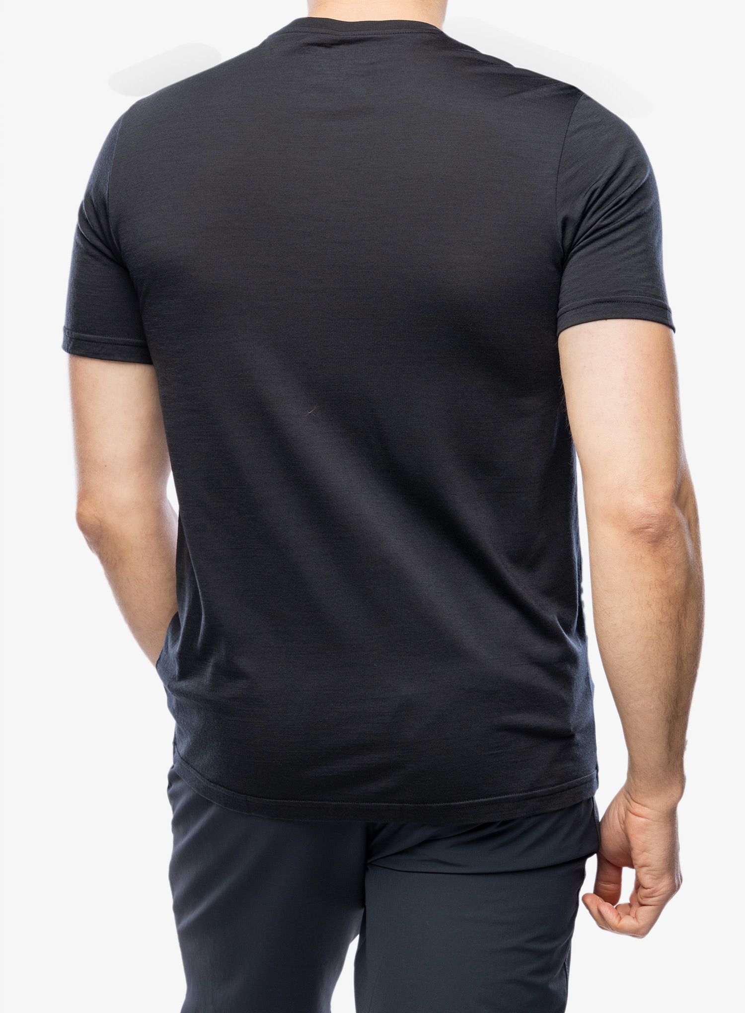 Merino triko Ortovox 150 Cool Vintage Badge TS - black raven