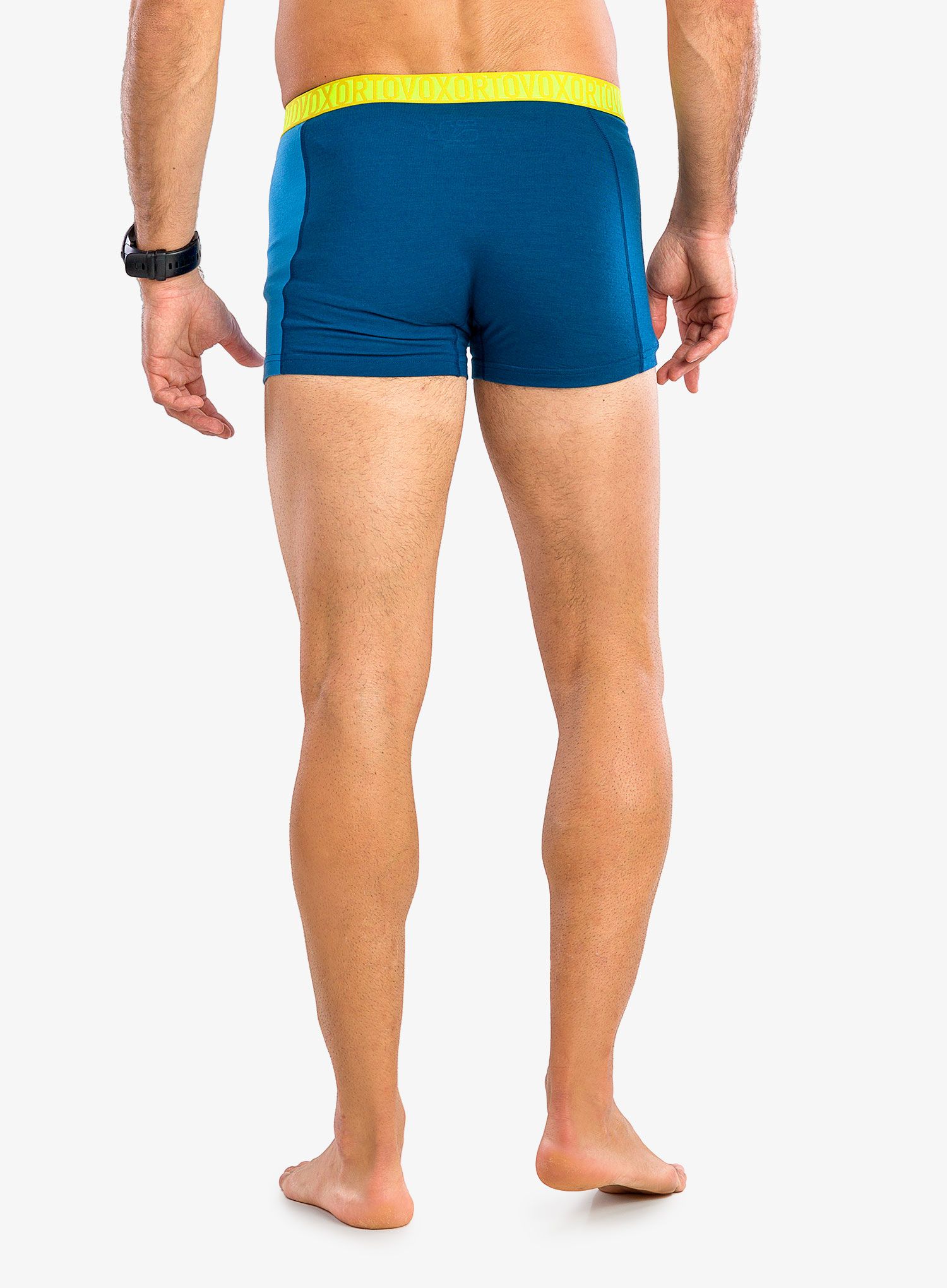Termoaktivní boxerky Ortovox 150 Essential Trunks - petrol blue
