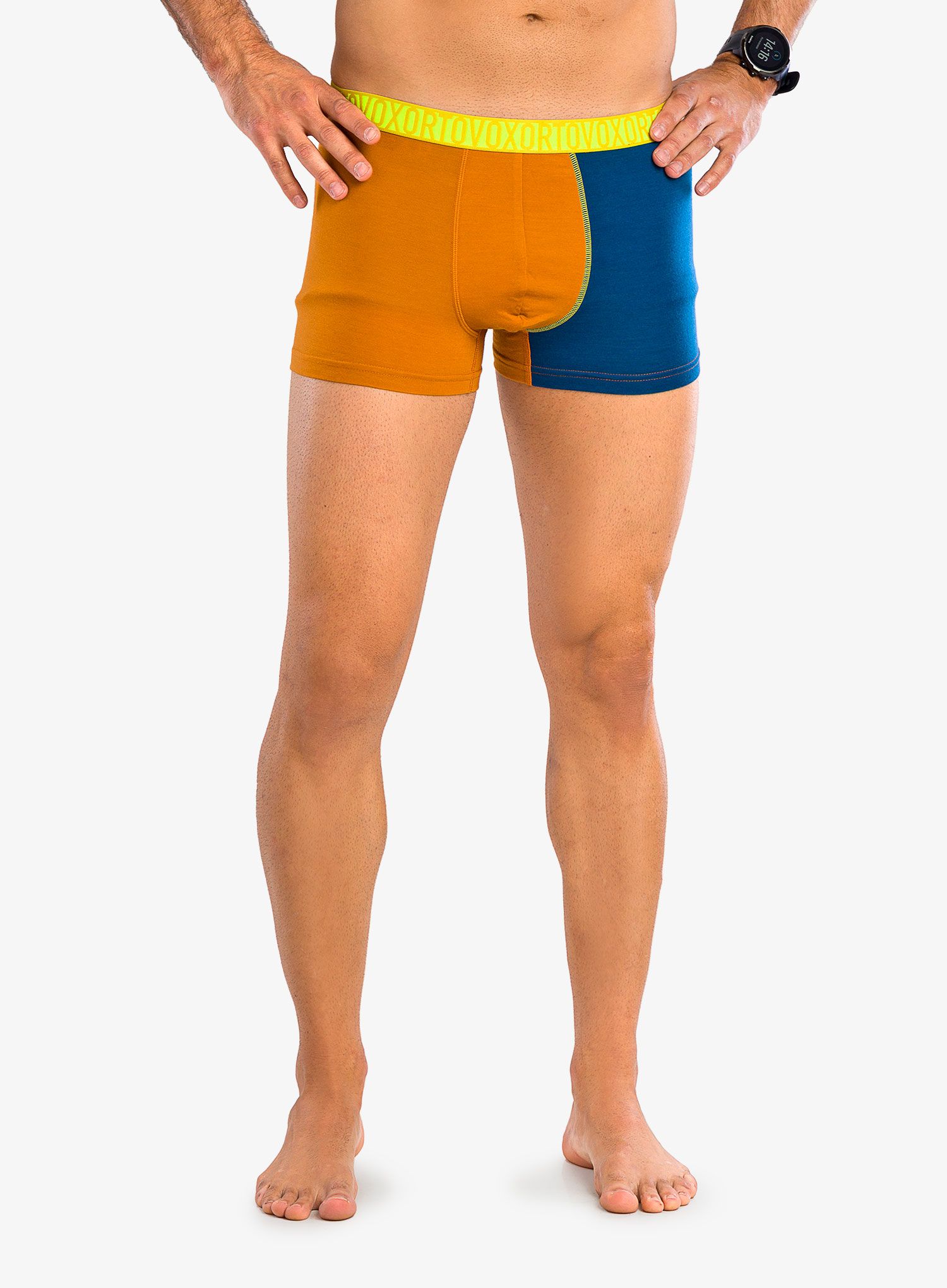 Termoaktivní boxerky Ortovox 150 Essential Trunks - sly fox