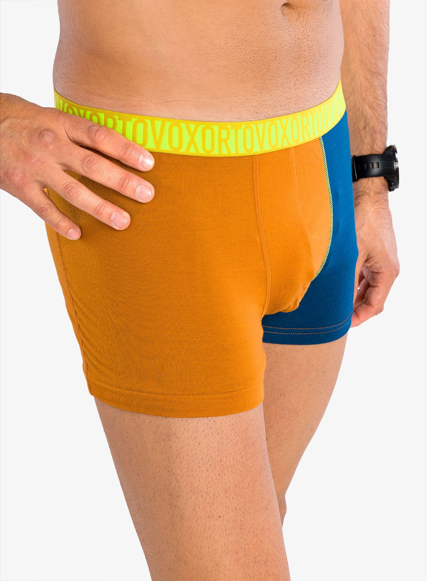 Termoaktivní boxerky Ortovox 150 Essential Trunks - sly fox