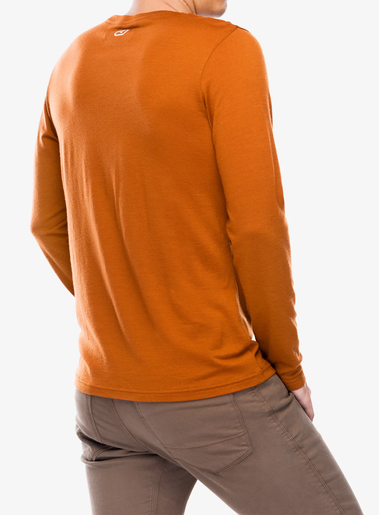 Longsleeve Ortovox 185 Merino Mtn Cutout LS - bristle brown
