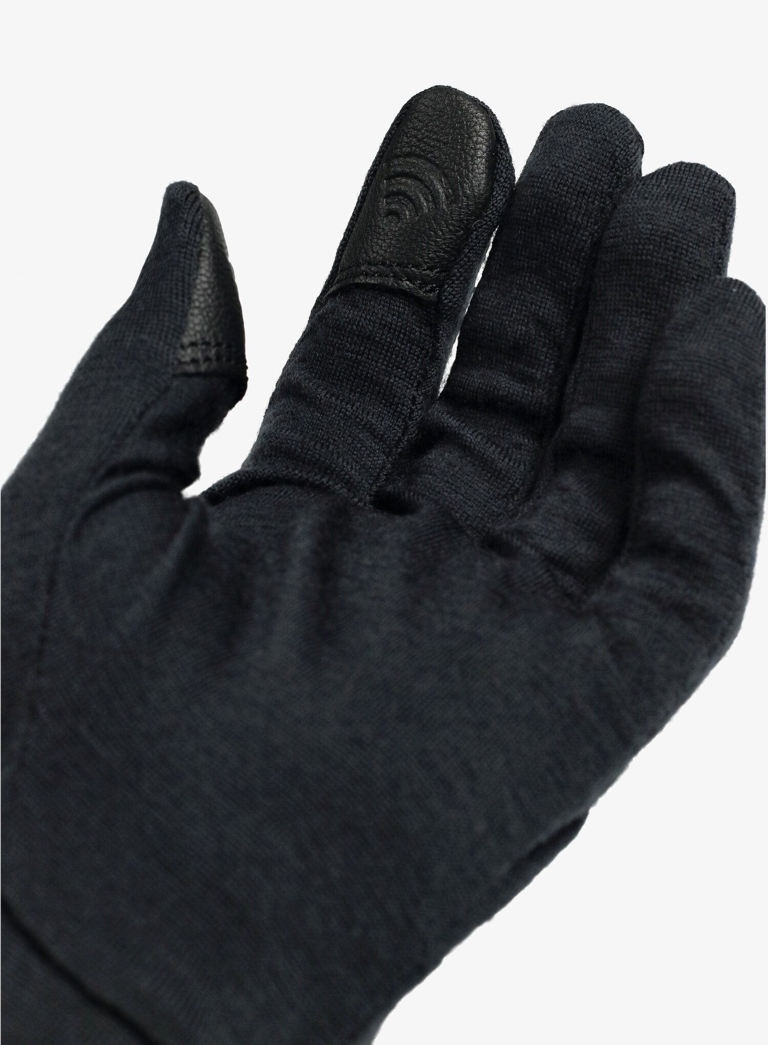 Vlněné rukavice Ortovox 185 Rock'N'Wool Glove Liner - blk raven