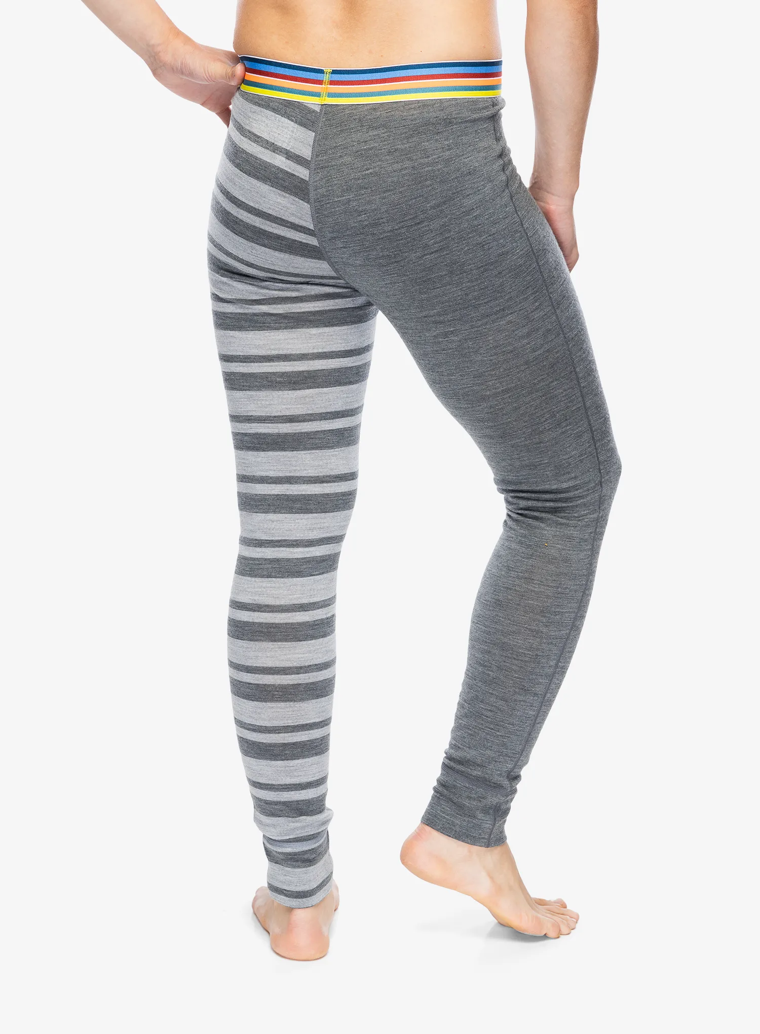Termolegíny Ortovox 185 Rock N Wool Long Pants - grey blend
