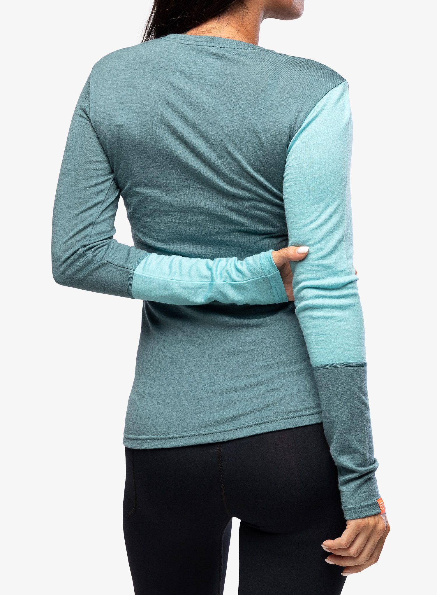 Funkční mikina dámská Ortovox 185 Rock N Wool Long Sleeve - arctic grey