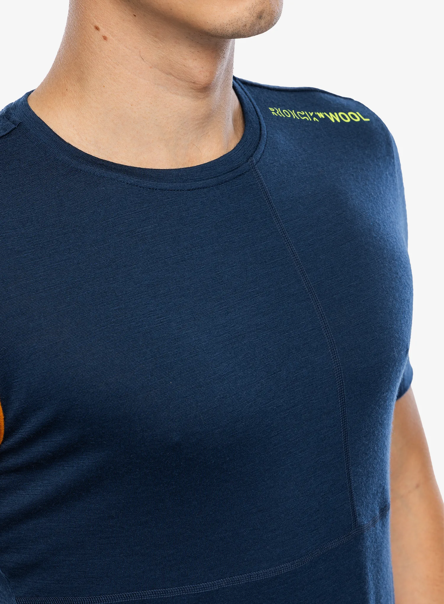Termotriko Ortovox 185 Rock N Wool Short Sleeve - deep ocean