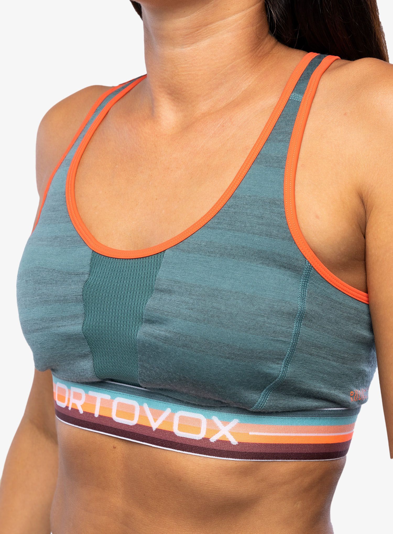 Sportovní podprsenka Ortovox 185 Rock N Wool Sport Top - arctic grey