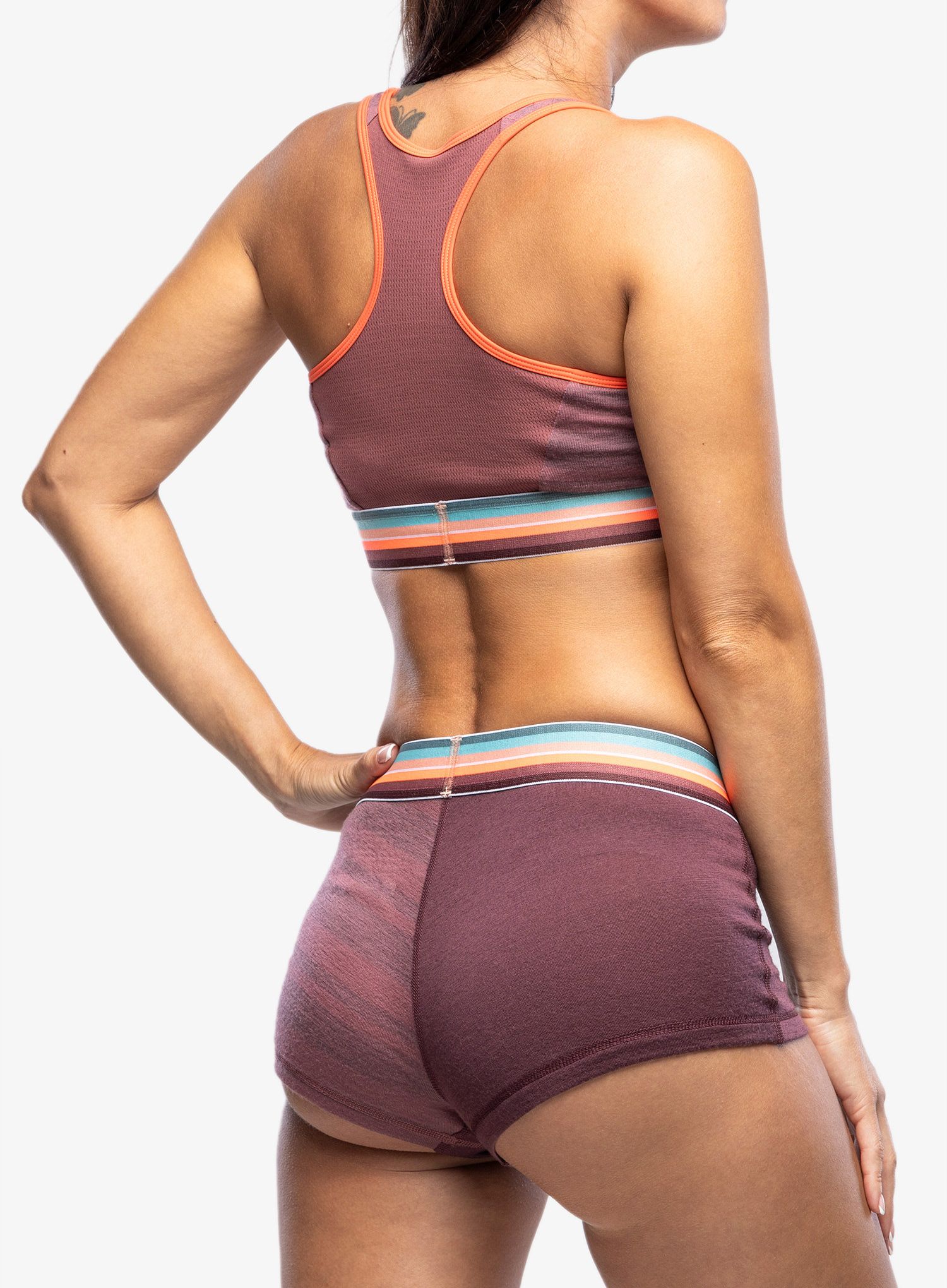 Sportovní podprsenka Ortovox 185 Rock N Wool Sport Top - mountain rose