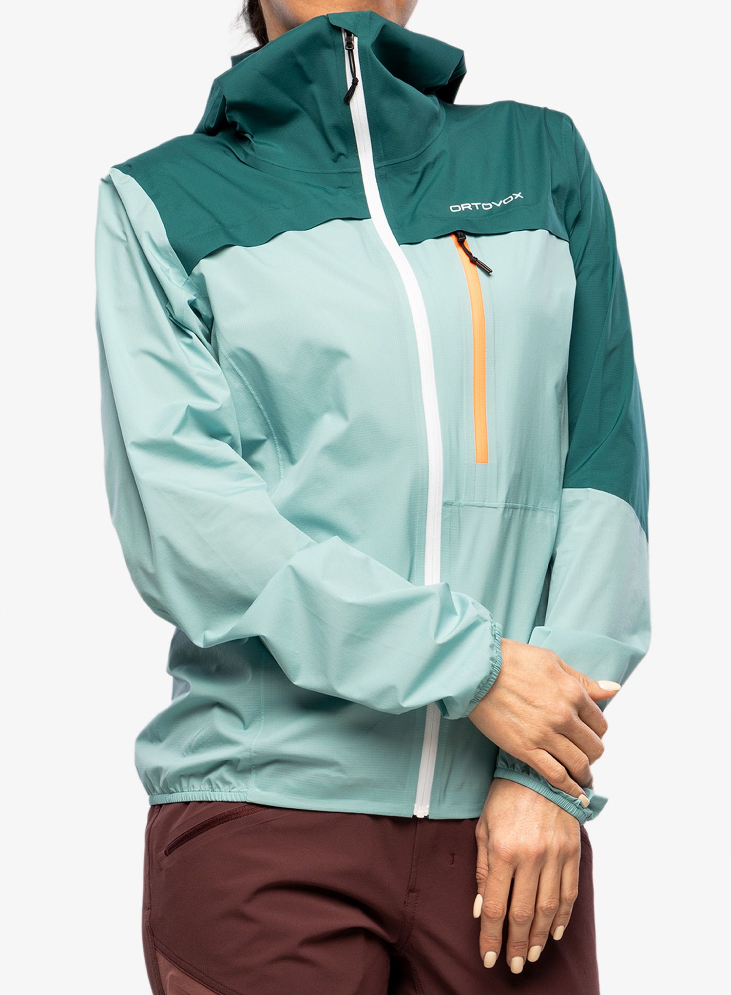 Dámská nepromokavá bunda s membránou Ortovox 2.5L Civetta Jacket - ice waterfall