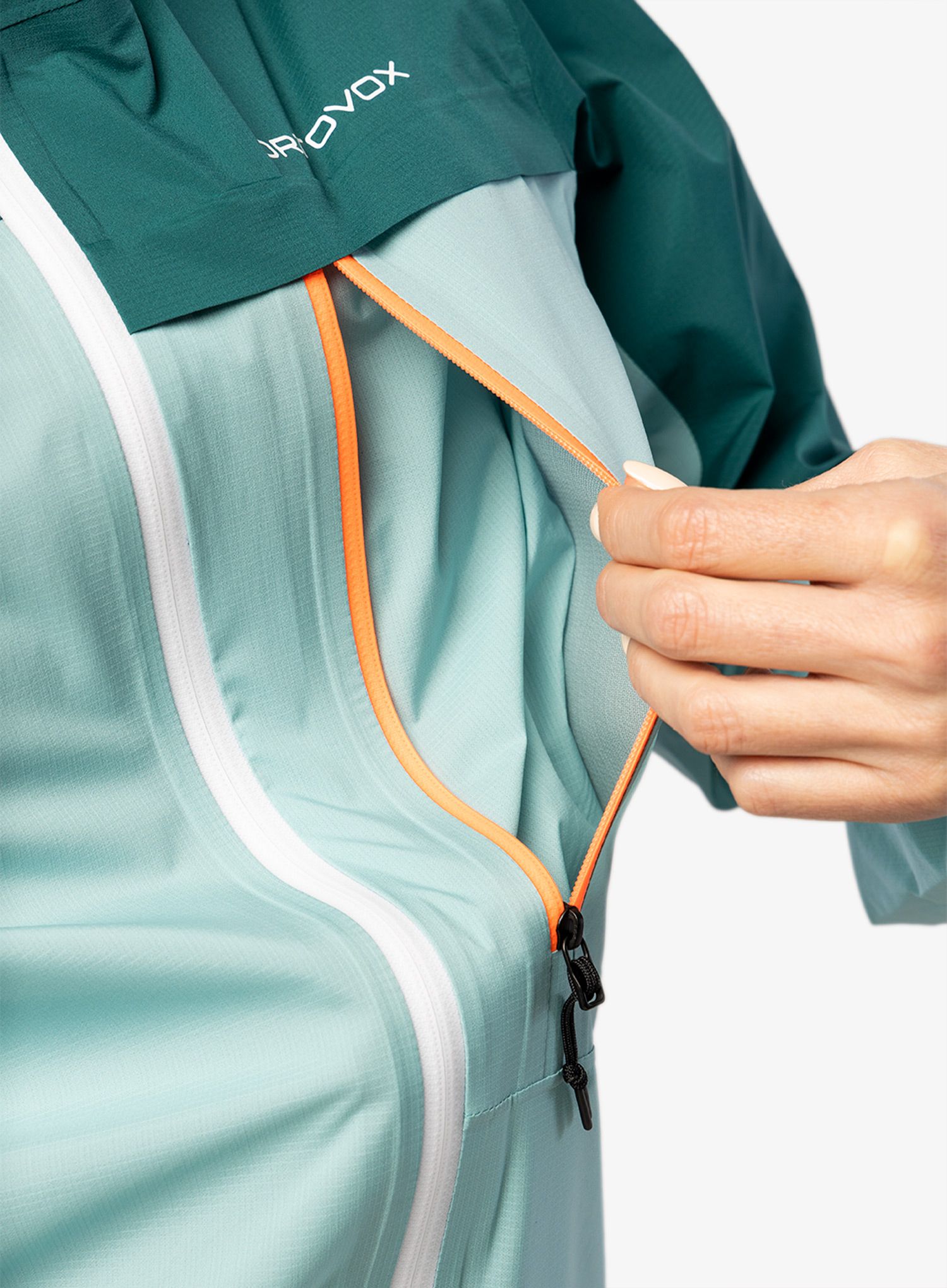Dámská nepromokavá bunda s membránou Ortovox 2.5L Civetta Jacket - ice waterfall