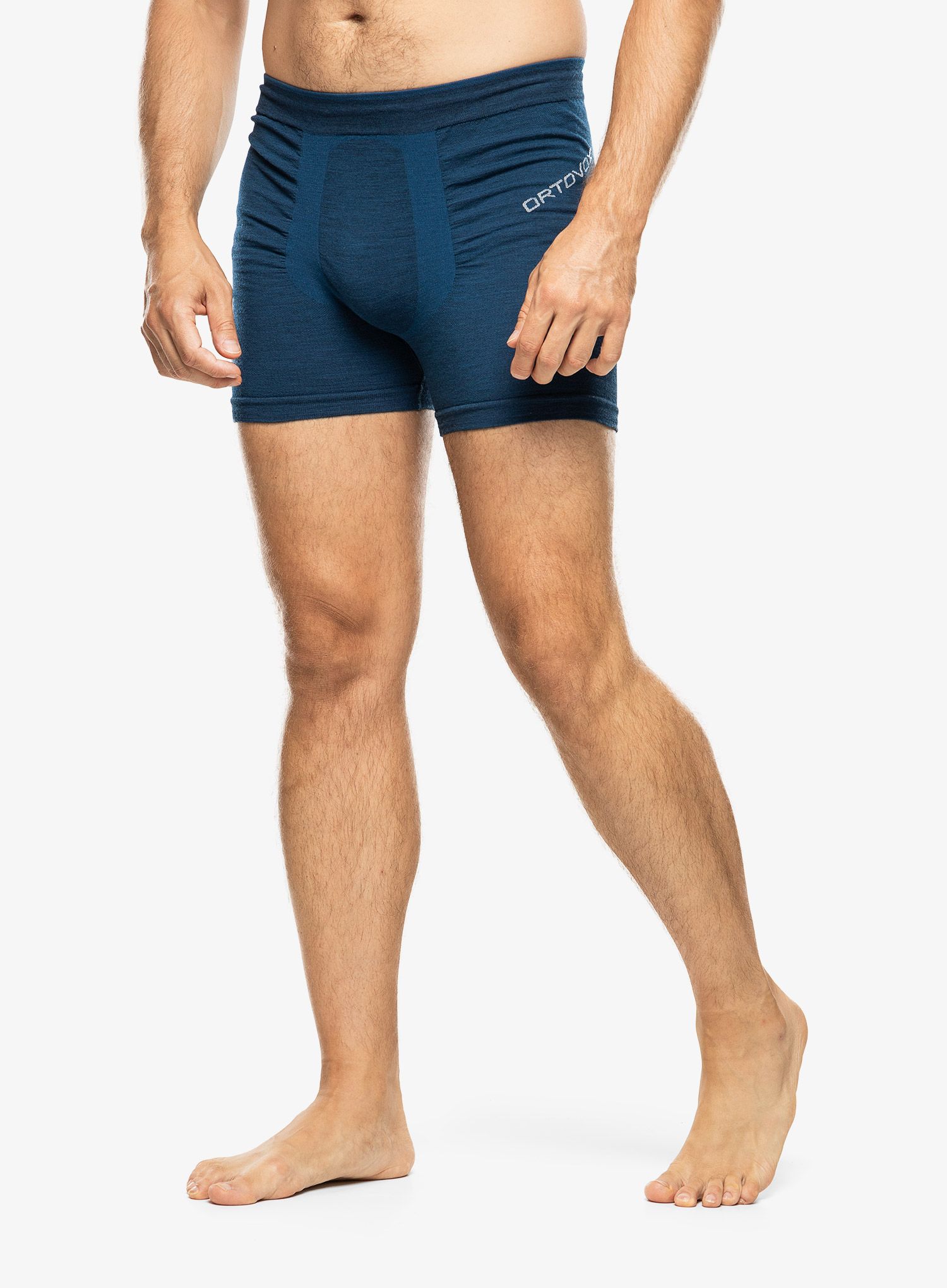 Pánské termoaktivní boxerky Ortovox 230 Competition Boxer - petrol blue