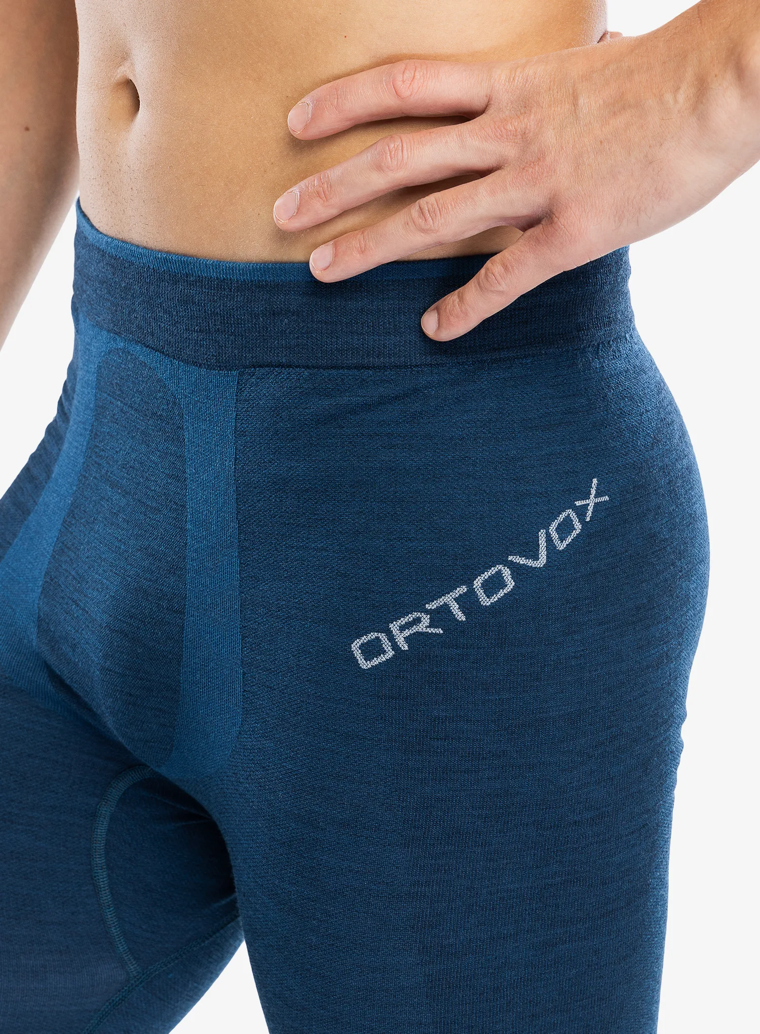Termolegíny Ortovox 230 Competition Long Pants - petrol blue