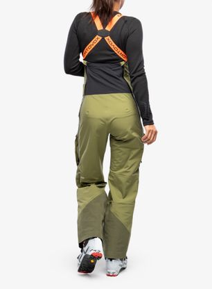 Kalhoty dámské Ortovox 3L Deep Shell Bib Pants - wild herbs