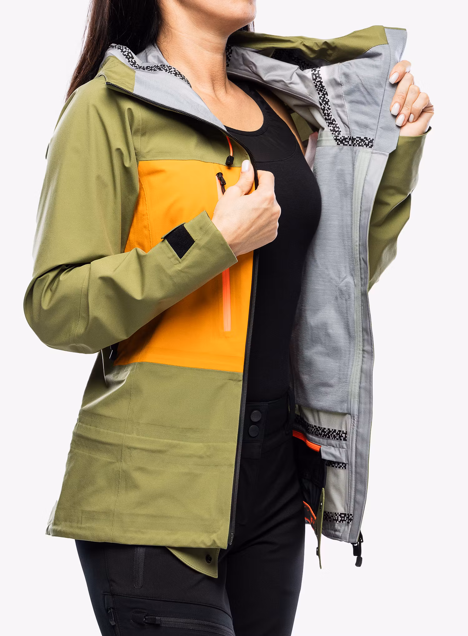 Dámská bunda Ortovox 3L Deep Shell Jacket - wild herbs