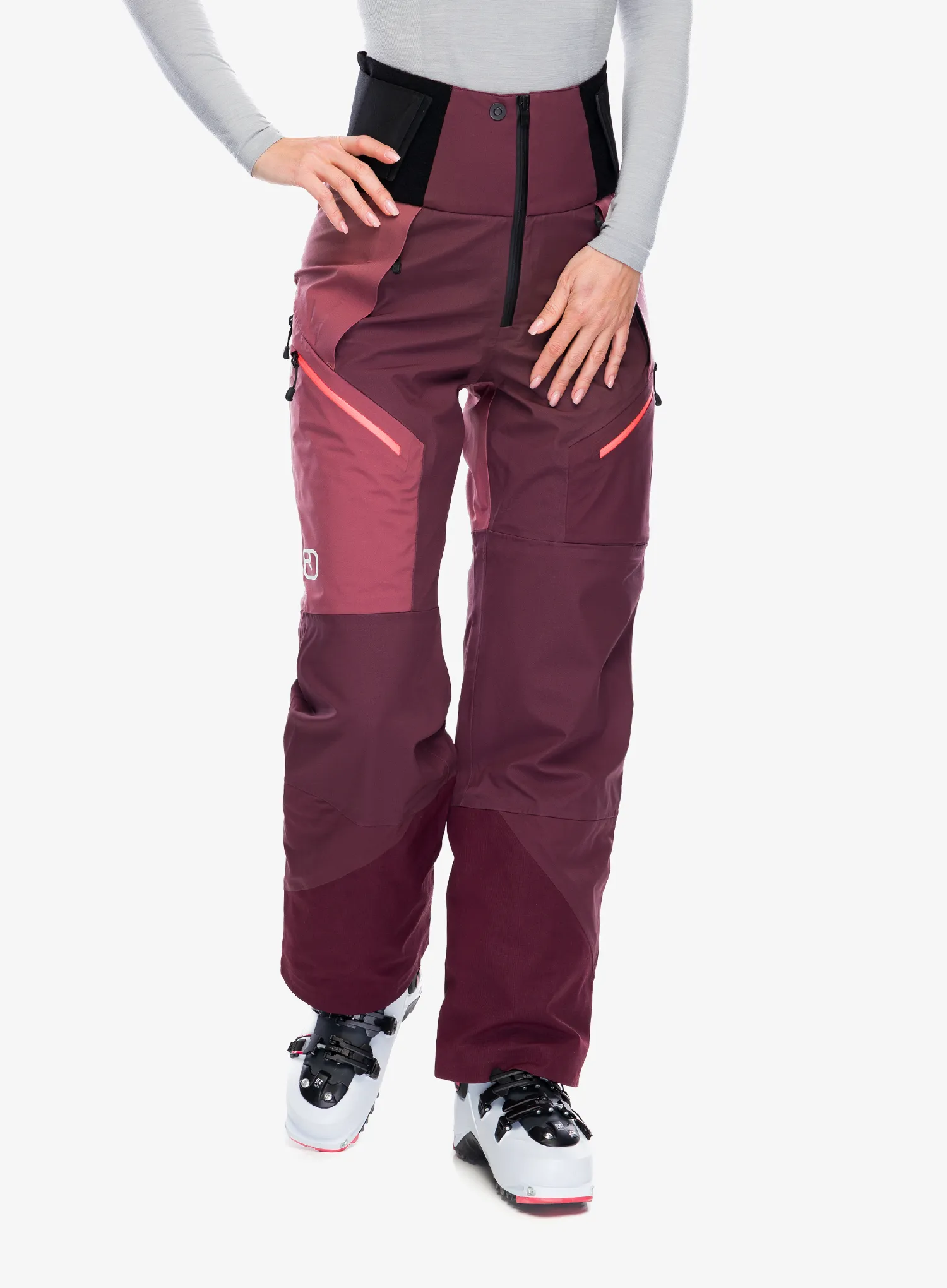Kalhoty dámské Ortovox 3L Guardian Shell Pants - winetasting