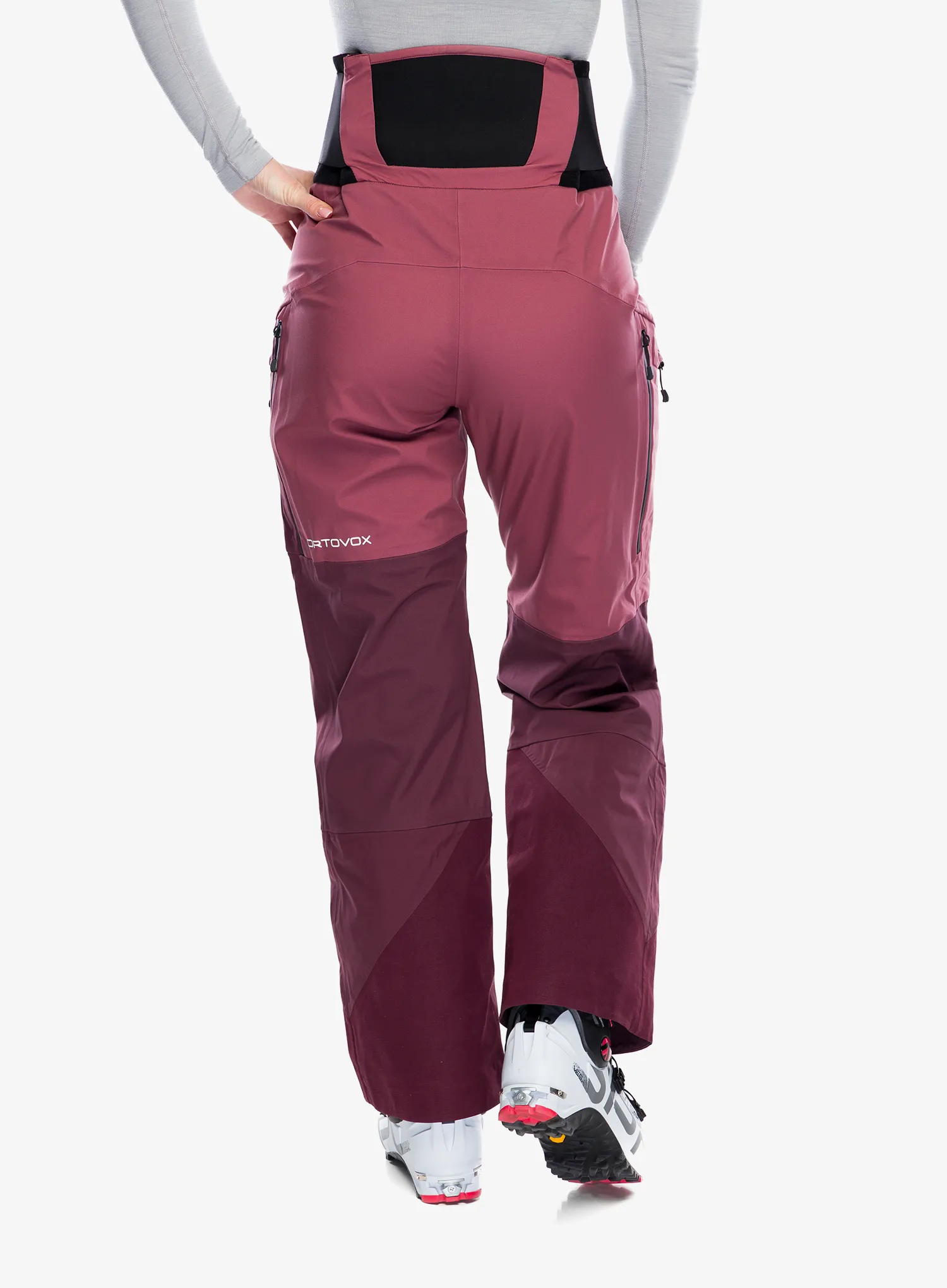 Kalhoty dámské Ortovox 3L Guardian Shell Pants - winetasting