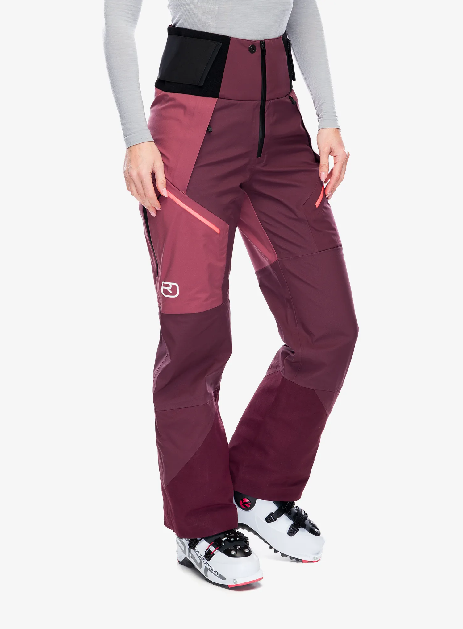 Kalhoty dámské Ortovox 3L Guardian Shell Pants - winetasting