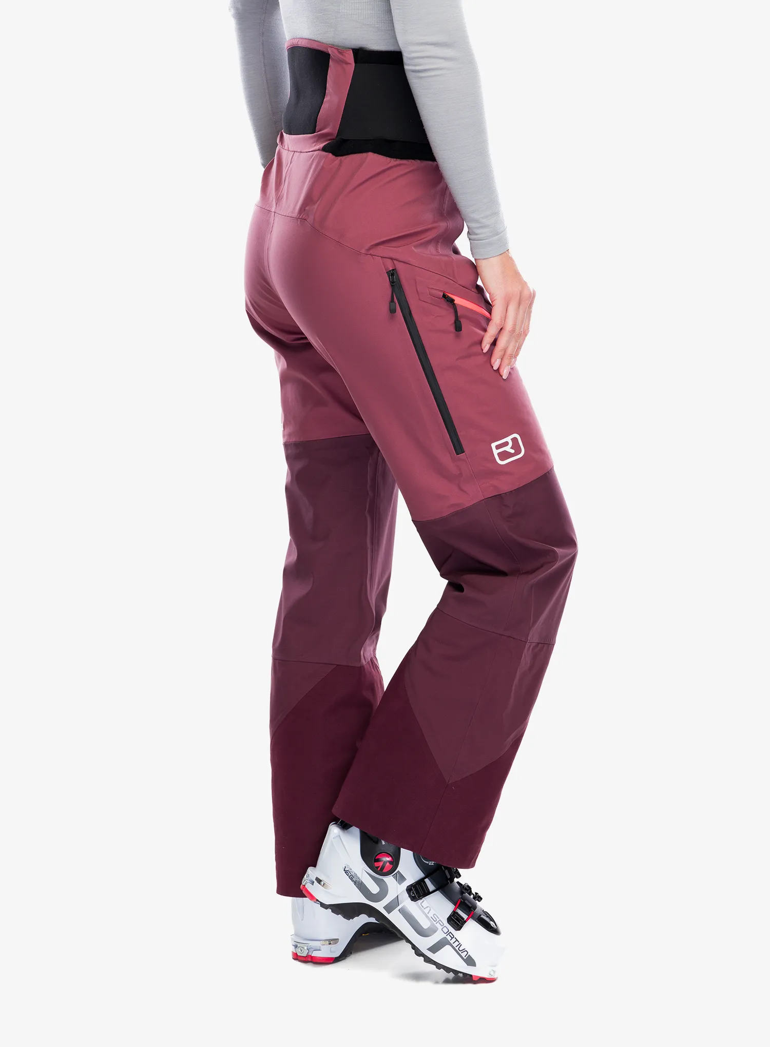 Kalhoty dámské Ortovox 3L Guardian Shell Pants - winetasting